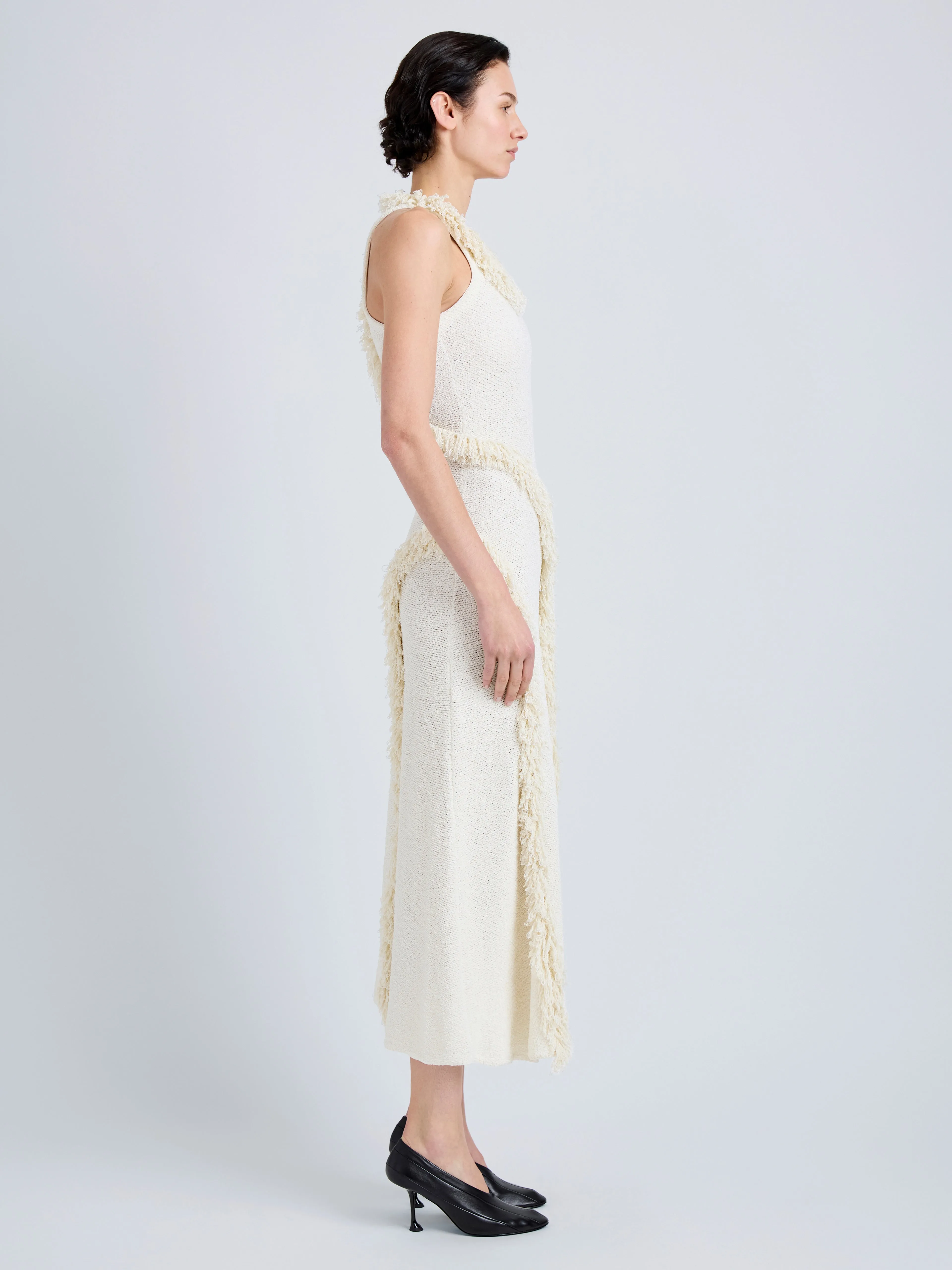 Nilo Dress in Textured Jacquard sold by Proenza Schouler product image thumbnail 3