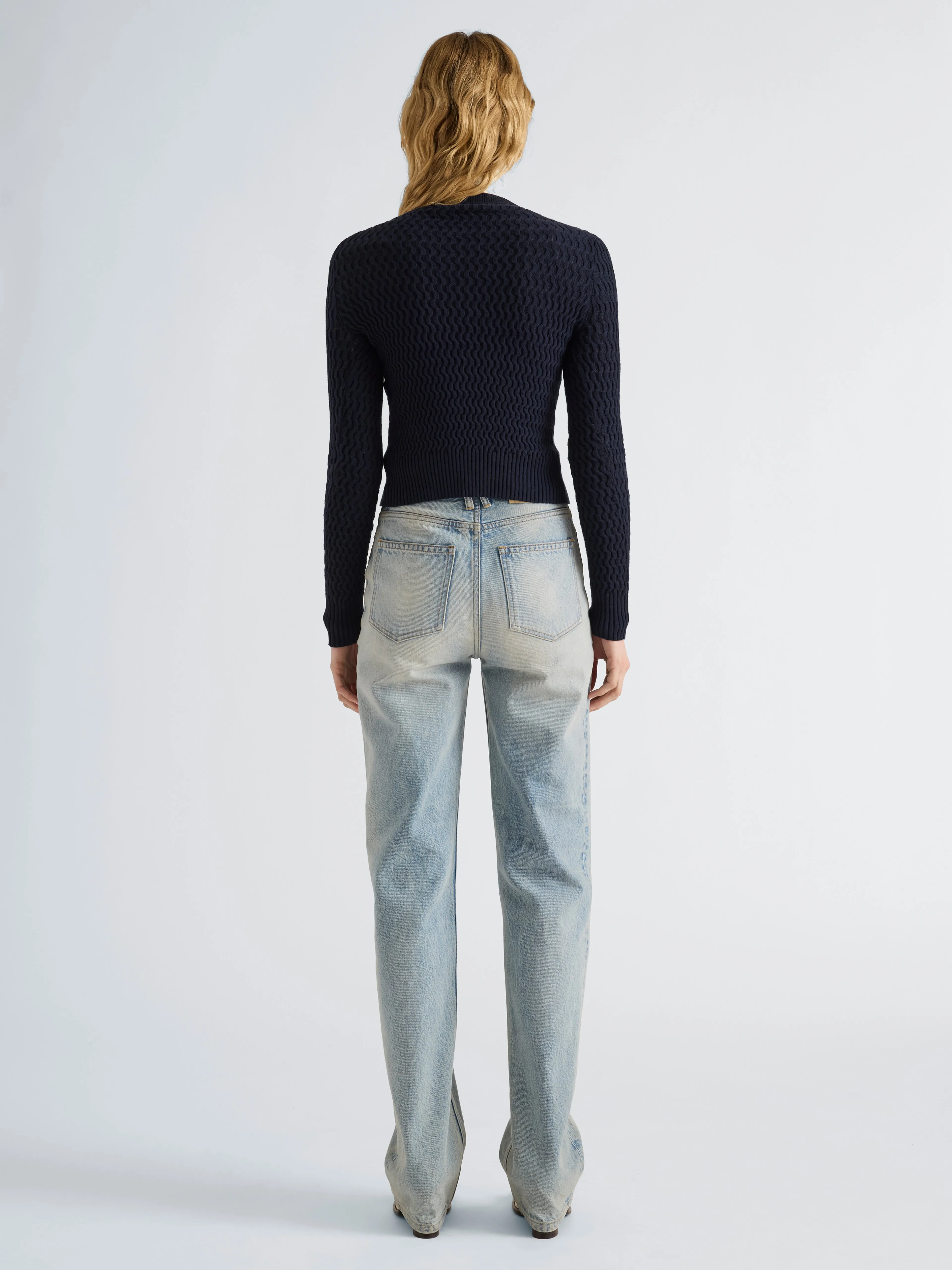 Marci Cardigan in Cable Knit sold by Proenza Schouler product image thumbnail 5