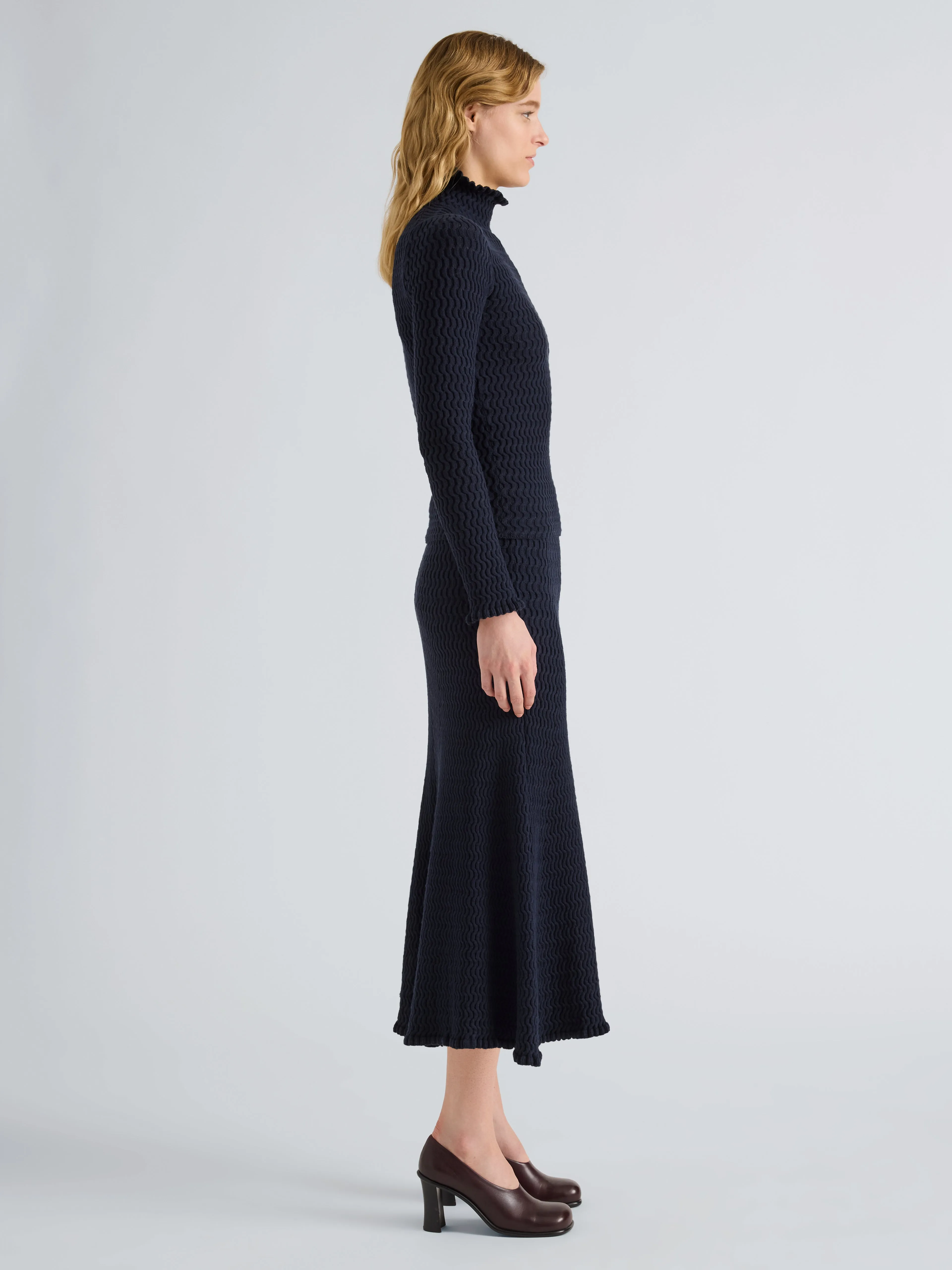 Magnolia Skirt in Cable Knit sold by Proenza Schouler product image thumbnail 3