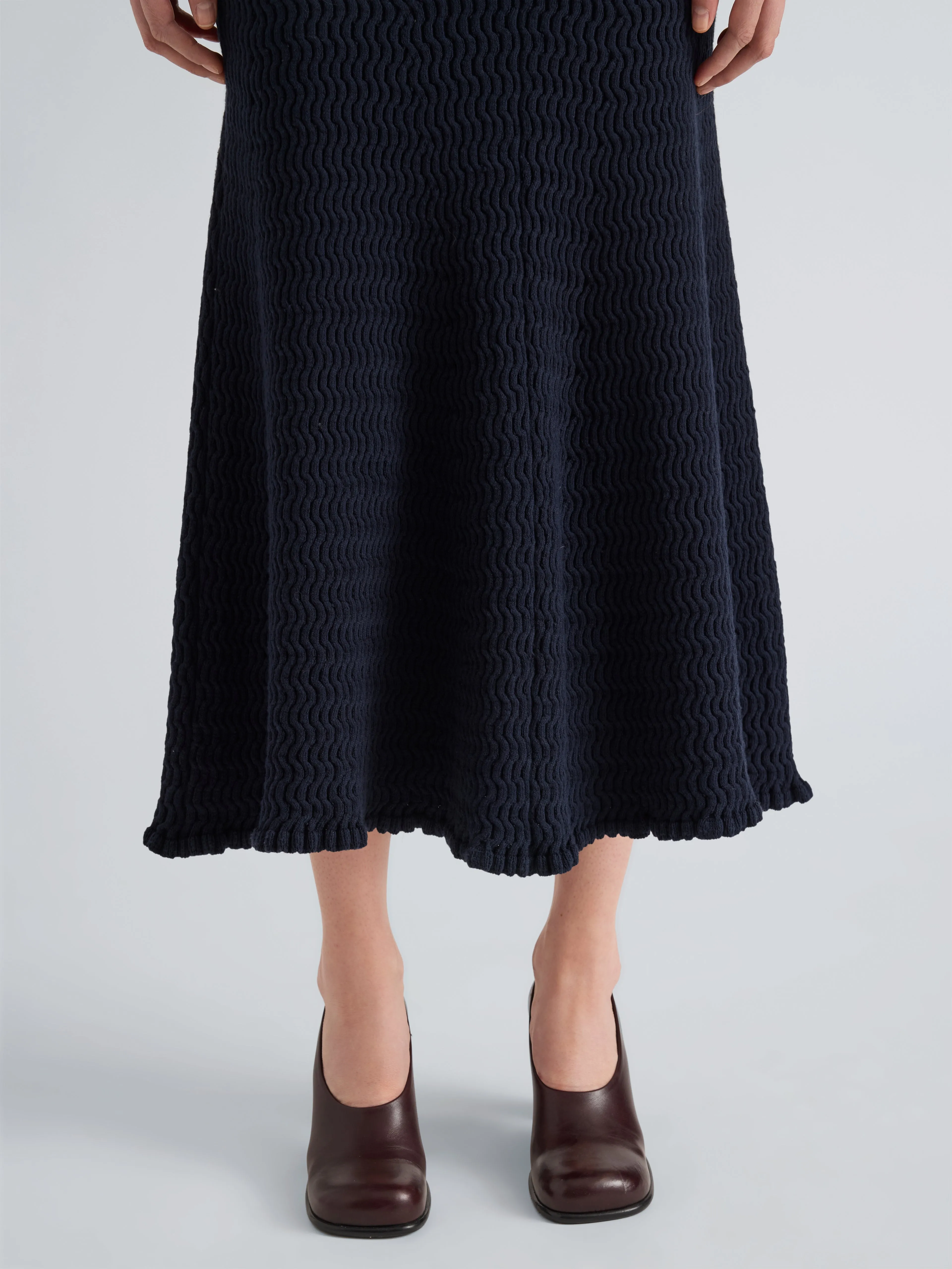 Magnolia Skirt in Cable Knit sold by Proenza Schouler product image thumbnail 5
