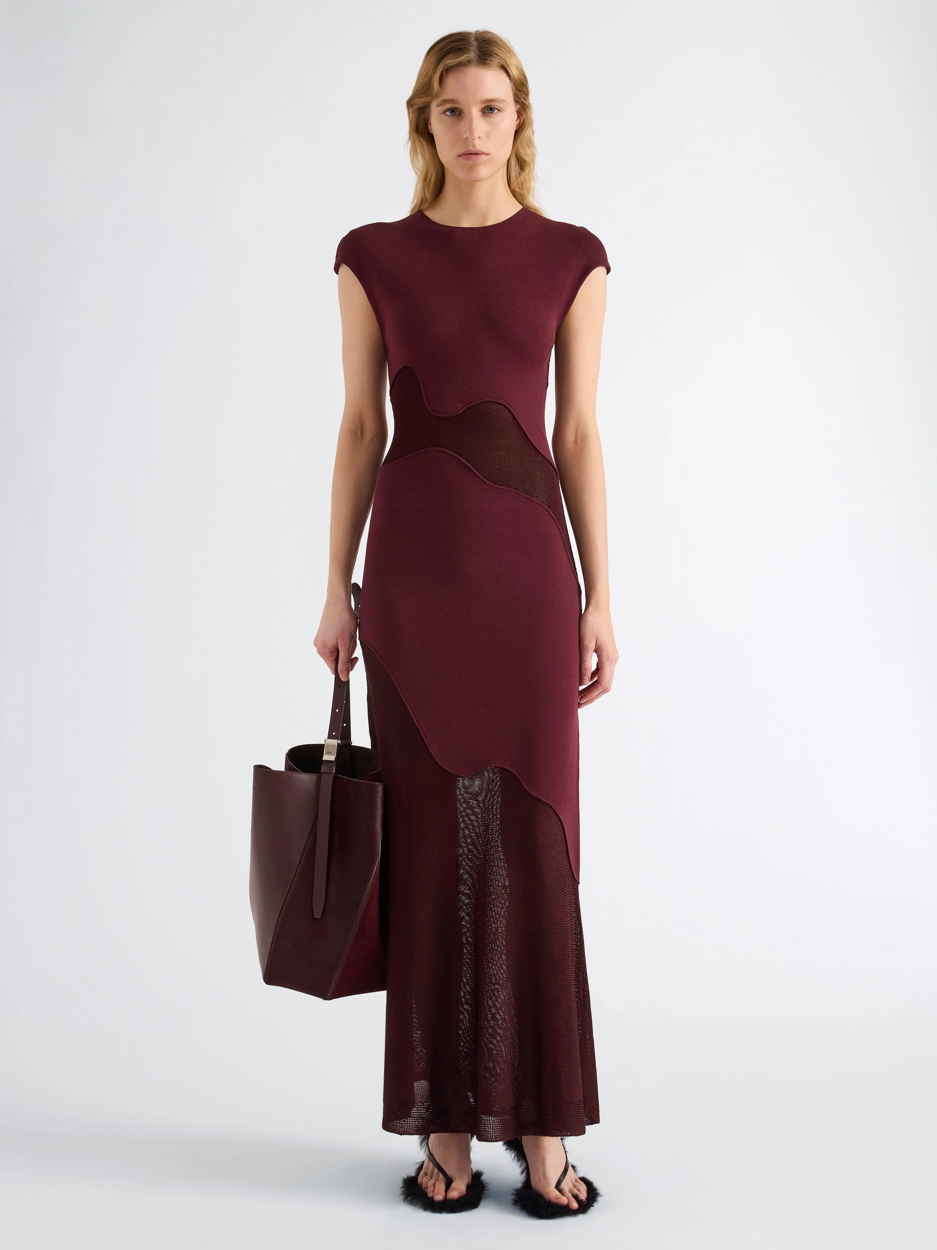 Maissa Dress in Compact Stretch Viscose sold by Proenza Schouler product image thumbnail 2