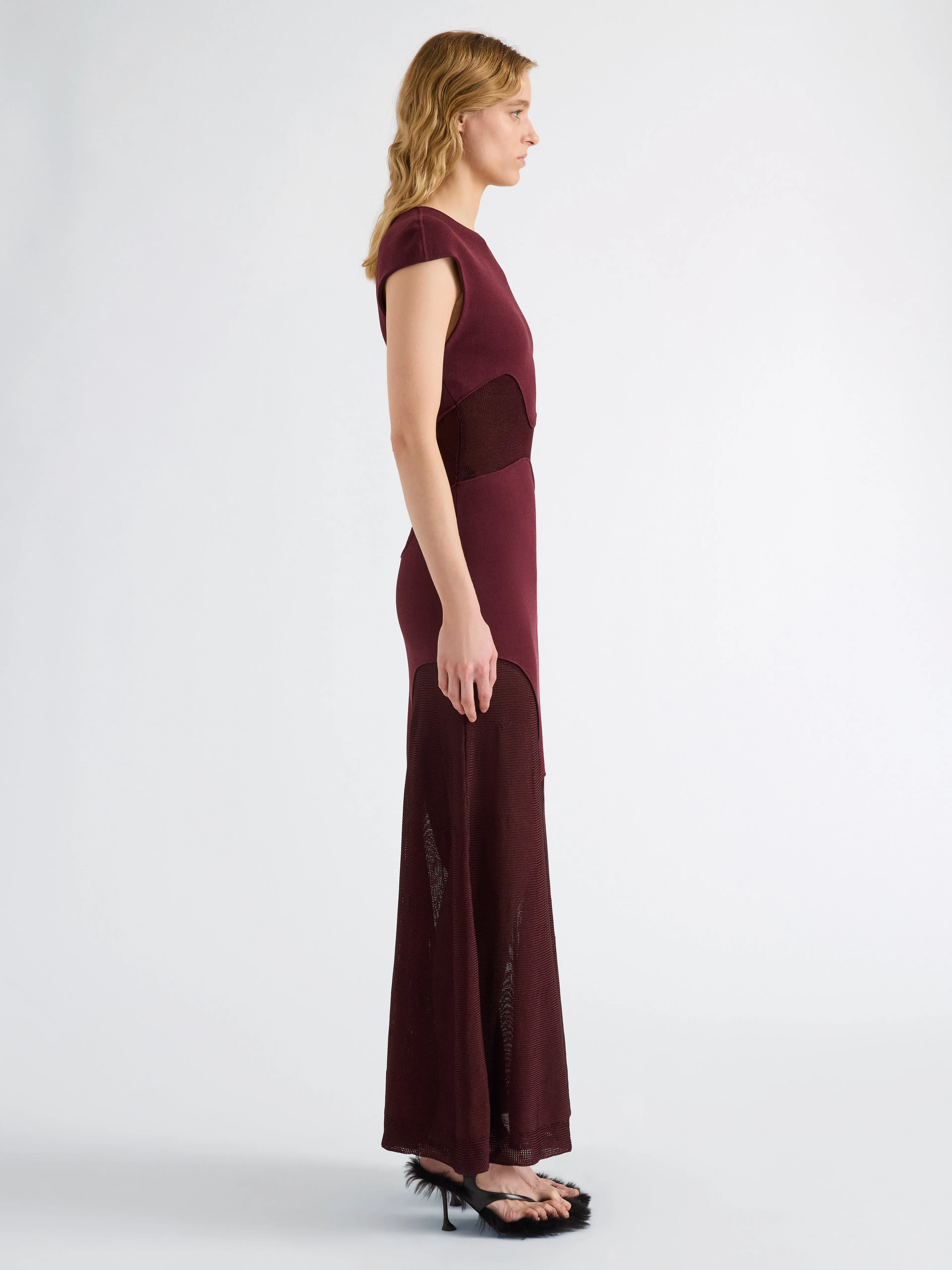 Maissa Dress in Compact Stretch Viscose sold by Proenza Schouler product image thumbnail 3