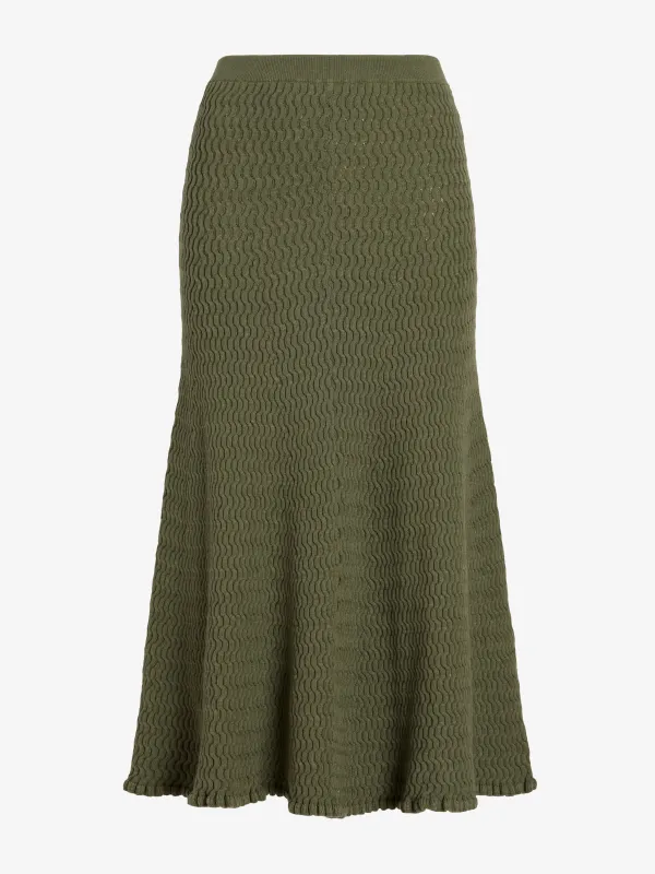 Magnolia Skirt in Cable Knit made by Proenza Schouler