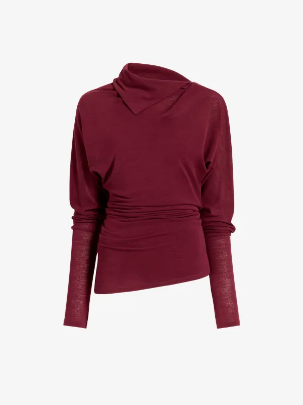 Golda Top in Gauzy Jersey made by Proenza Schouler