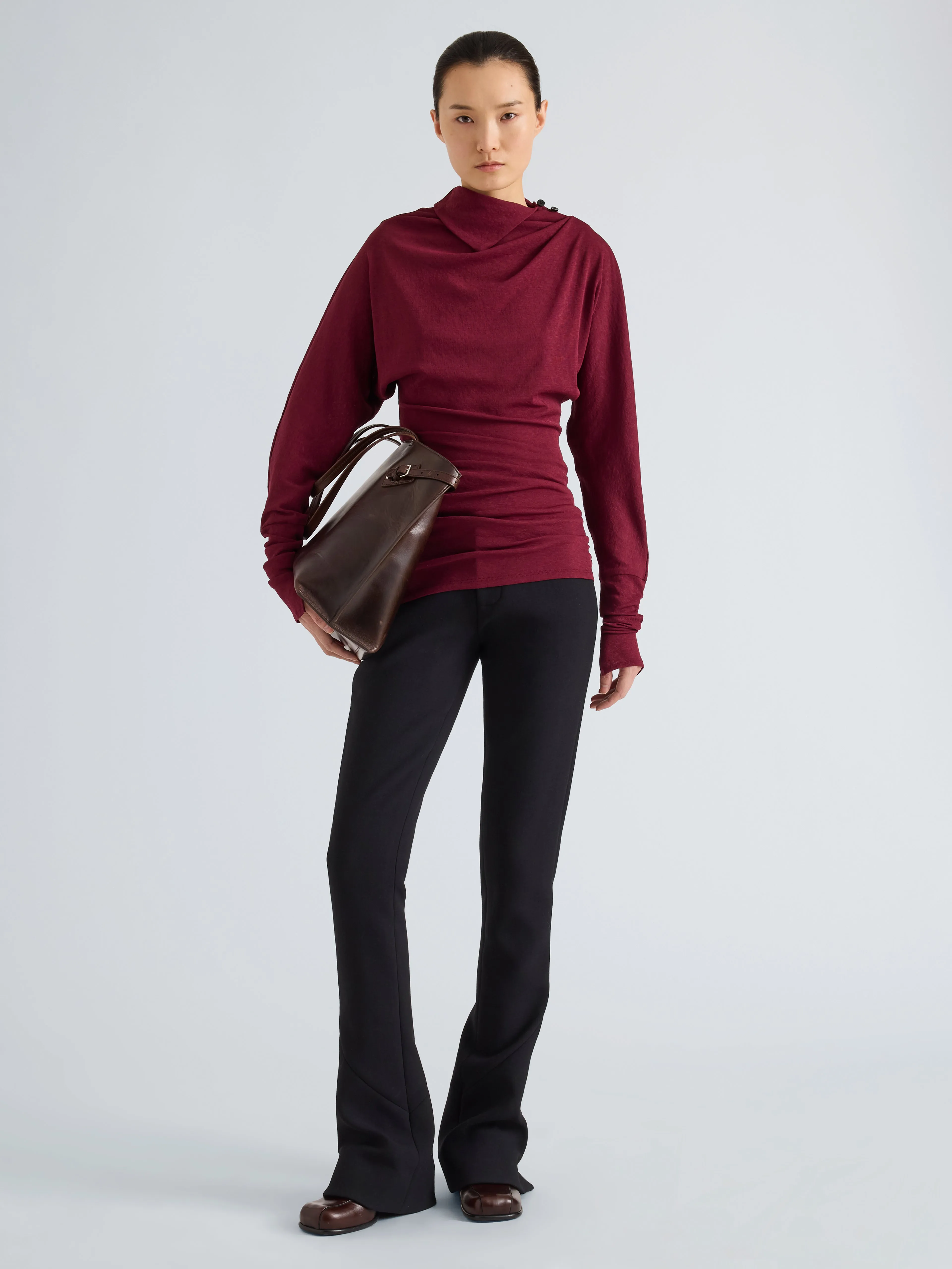 Golda Top in Gauzy Jersey sold by Proenza Schouler product image thumbnail 3