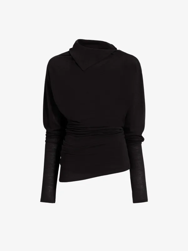 Golda Top in Gauzy Jersey made by Proenza Schouler