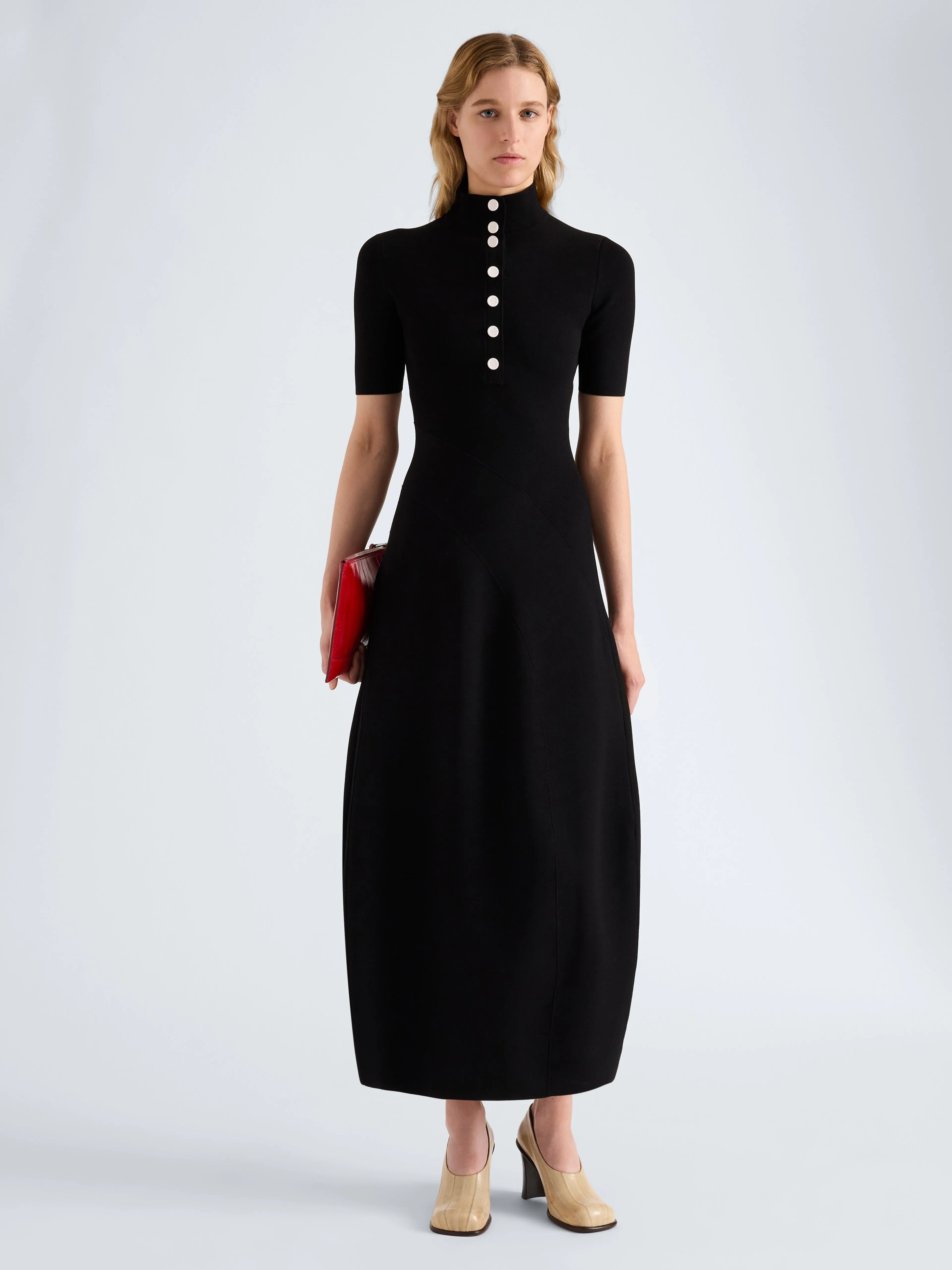 Mathilde Dress in Compact Stretch Viscose sold by Proenza Schouler product image thumbnail 2