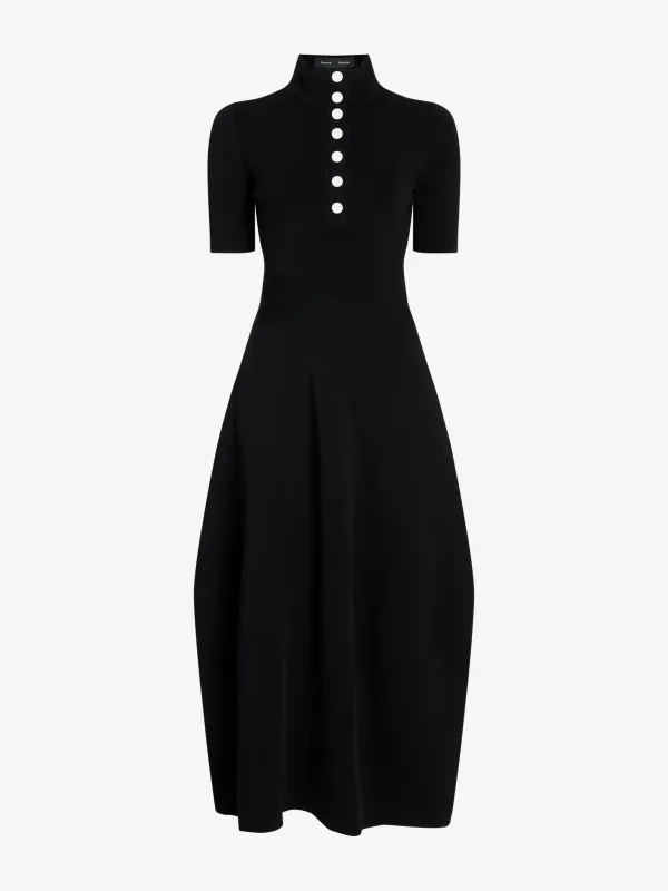 Mathilde Dress in Compact Stretch Viscose made by Proenza Schouler