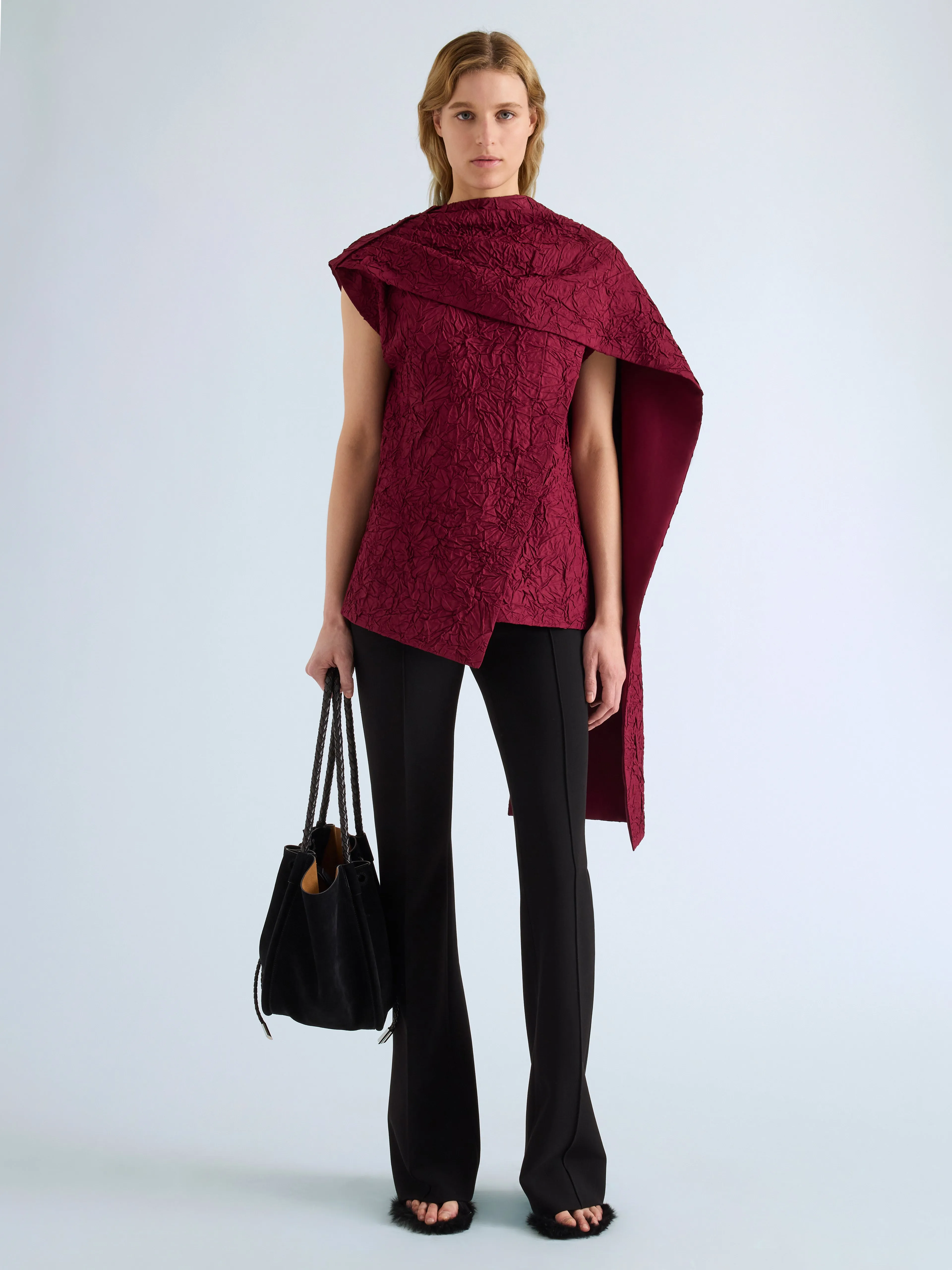 Lina Top in Crushed Silk sold by Proenza Schouler product image thumbnail 3