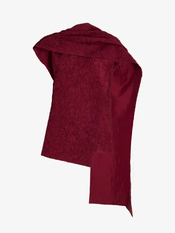 Lina Top in Crushed Silk made by Proenza Schouler