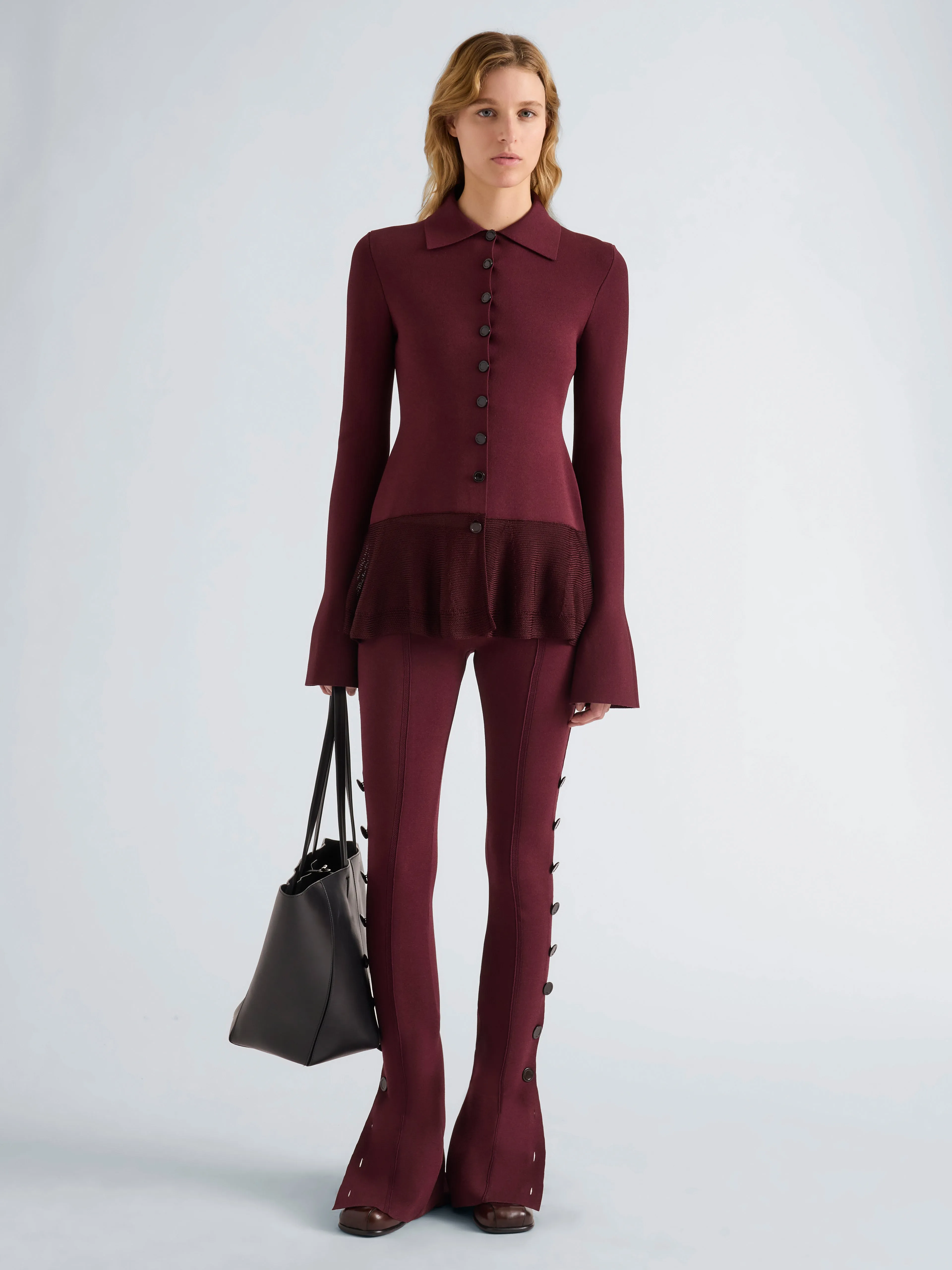Martina Pant in Compact Stretch Viscose sold by Proenza Schouler product image thumbnail 2