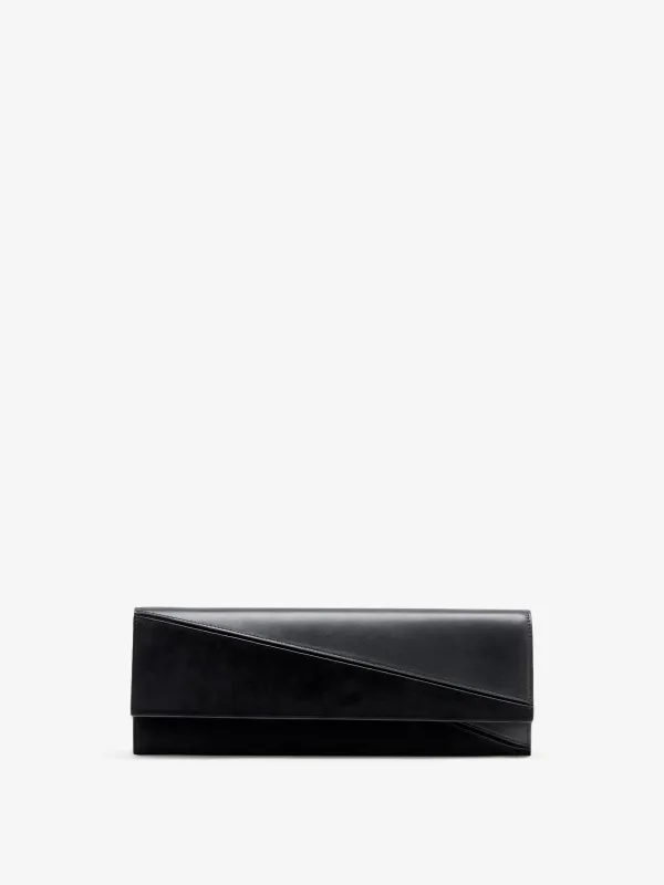 Hex Clutch in Smooth Calf and Lux Suede made by Proenza Schouler