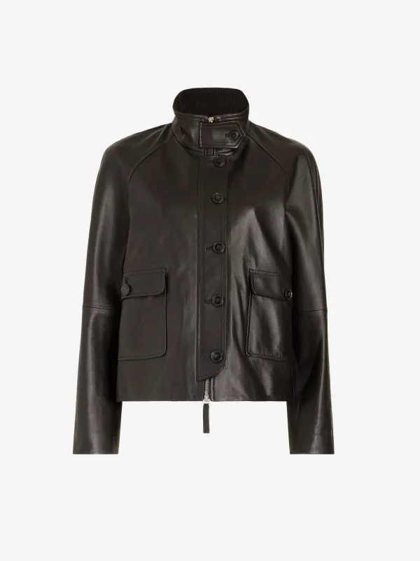 Gio Jacket in Lightweight Leather made by Proenza Schouler