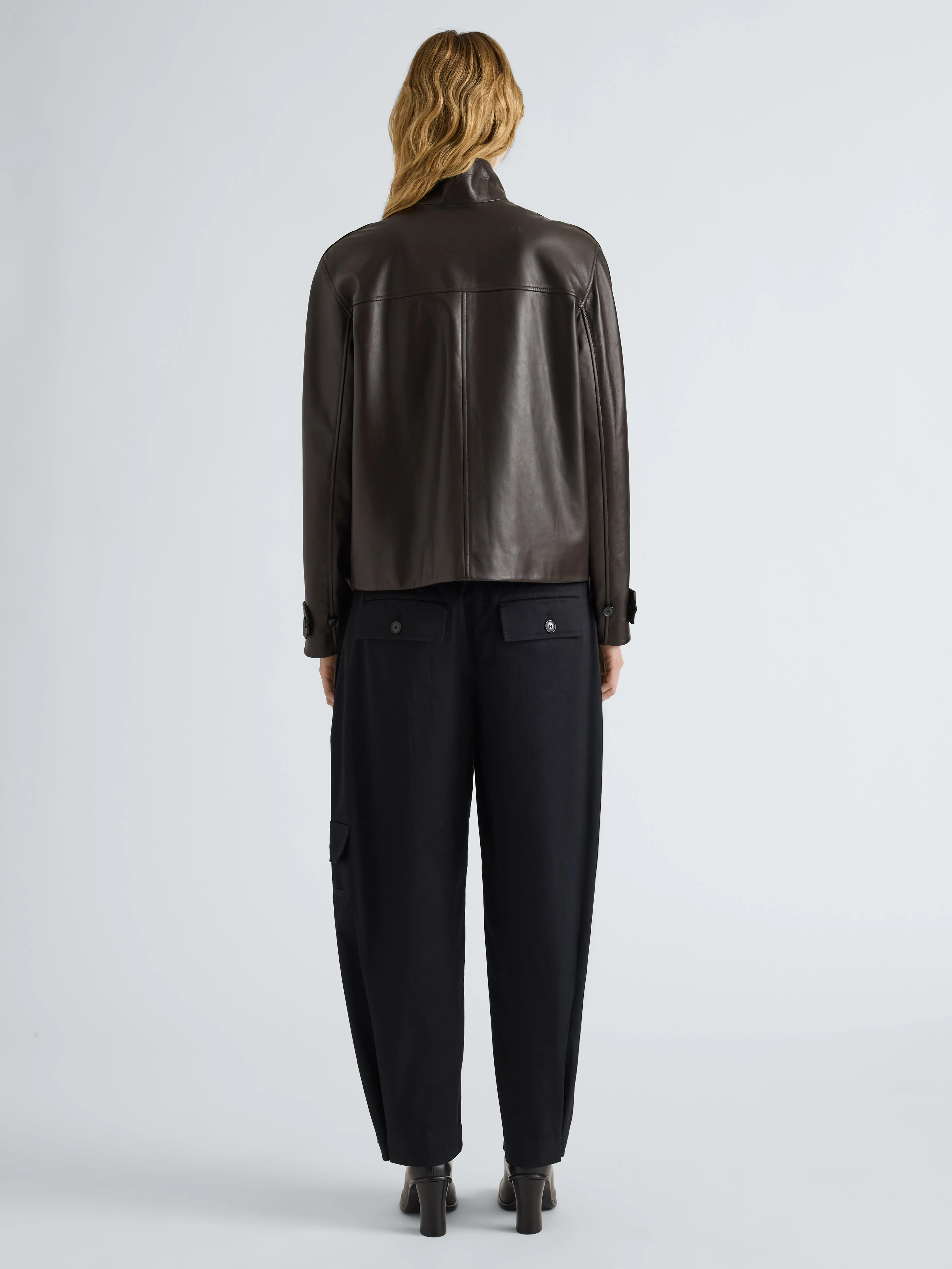 Gio Jacket in Lightweight Leather sold by Proenza Schouler product image thumbnail 5