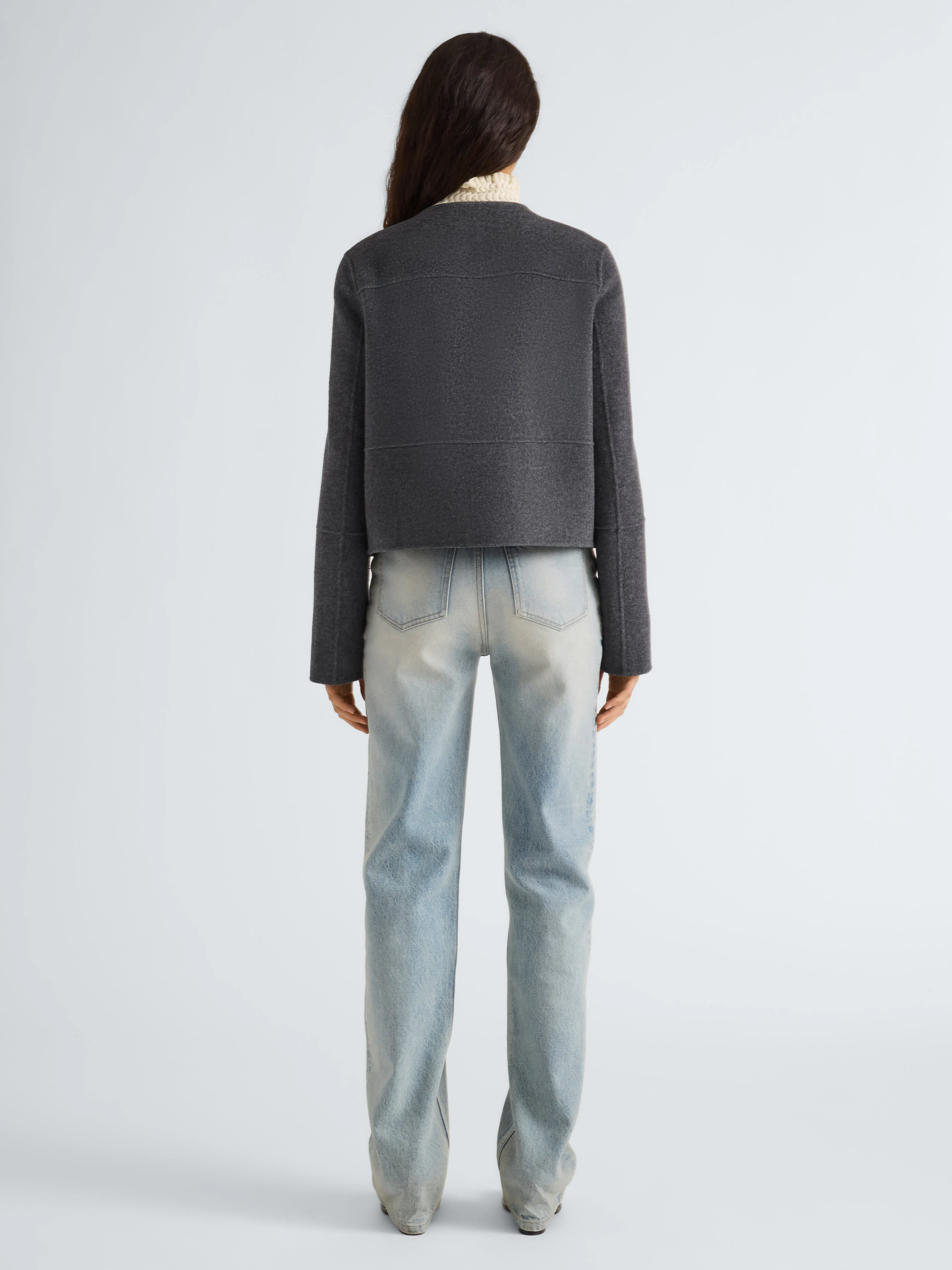 Courtney Jacket in Melton sold by Proenza Schouler product image thumbnail 5