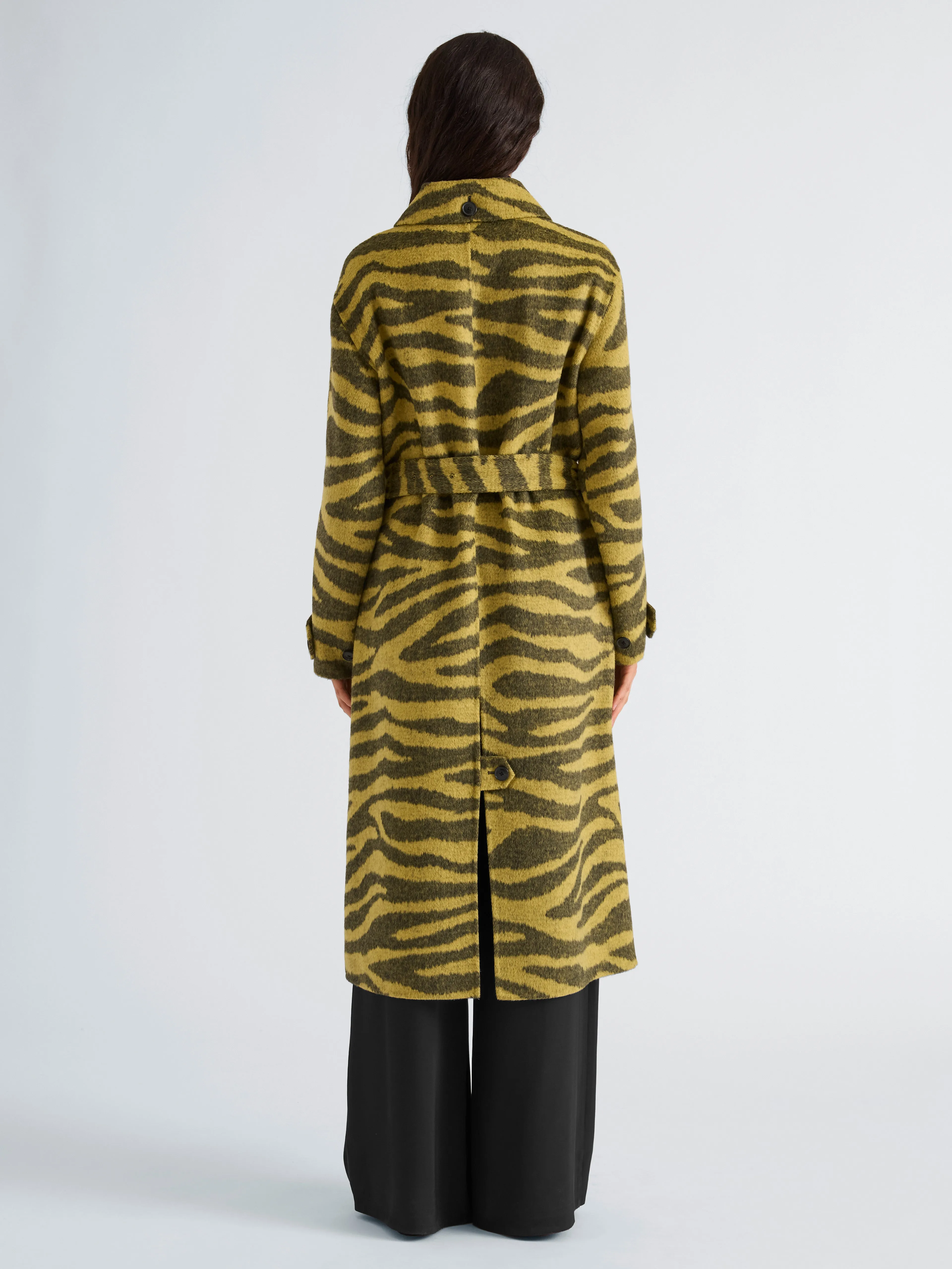 Juliette Coat in Zebra Jacquard sold by Proenza Schouler product image thumbnail 5