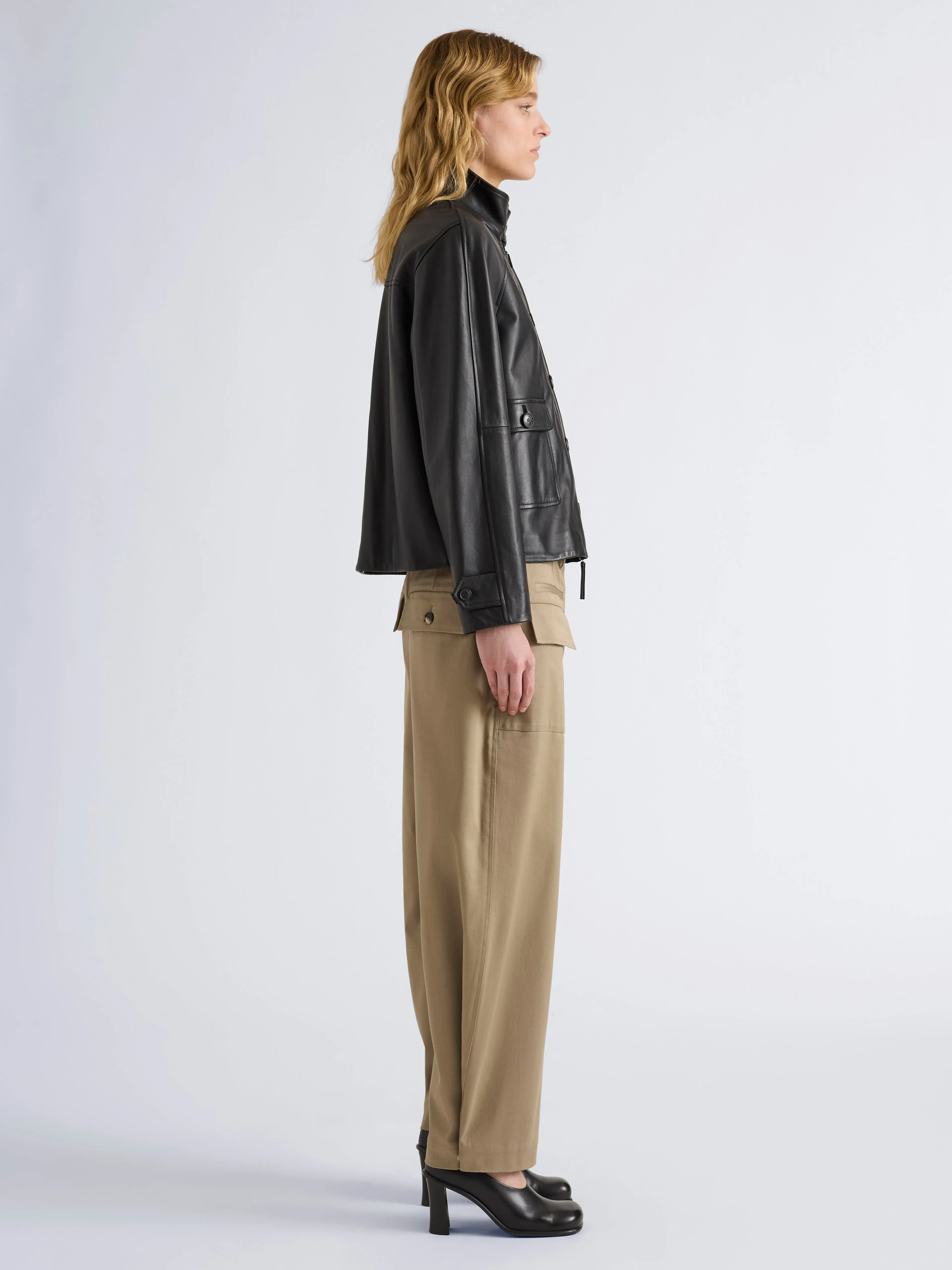 Talla Pant in Cotton Twill sold by Proenza Schouler product image thumbnail 3