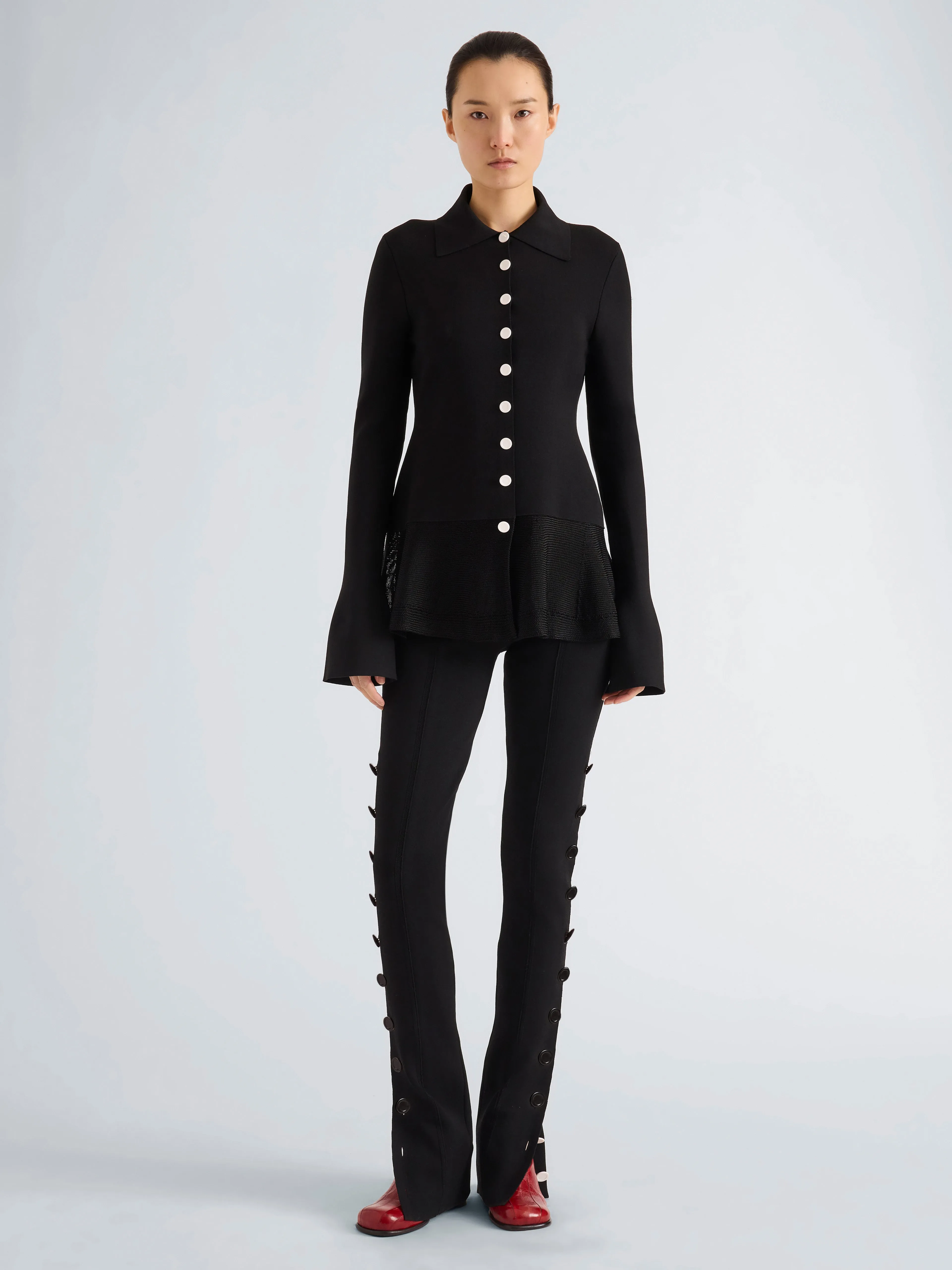 Martina Pant in Compact Stretch Viscose sold by Proenza Schouler product image thumbnail 2