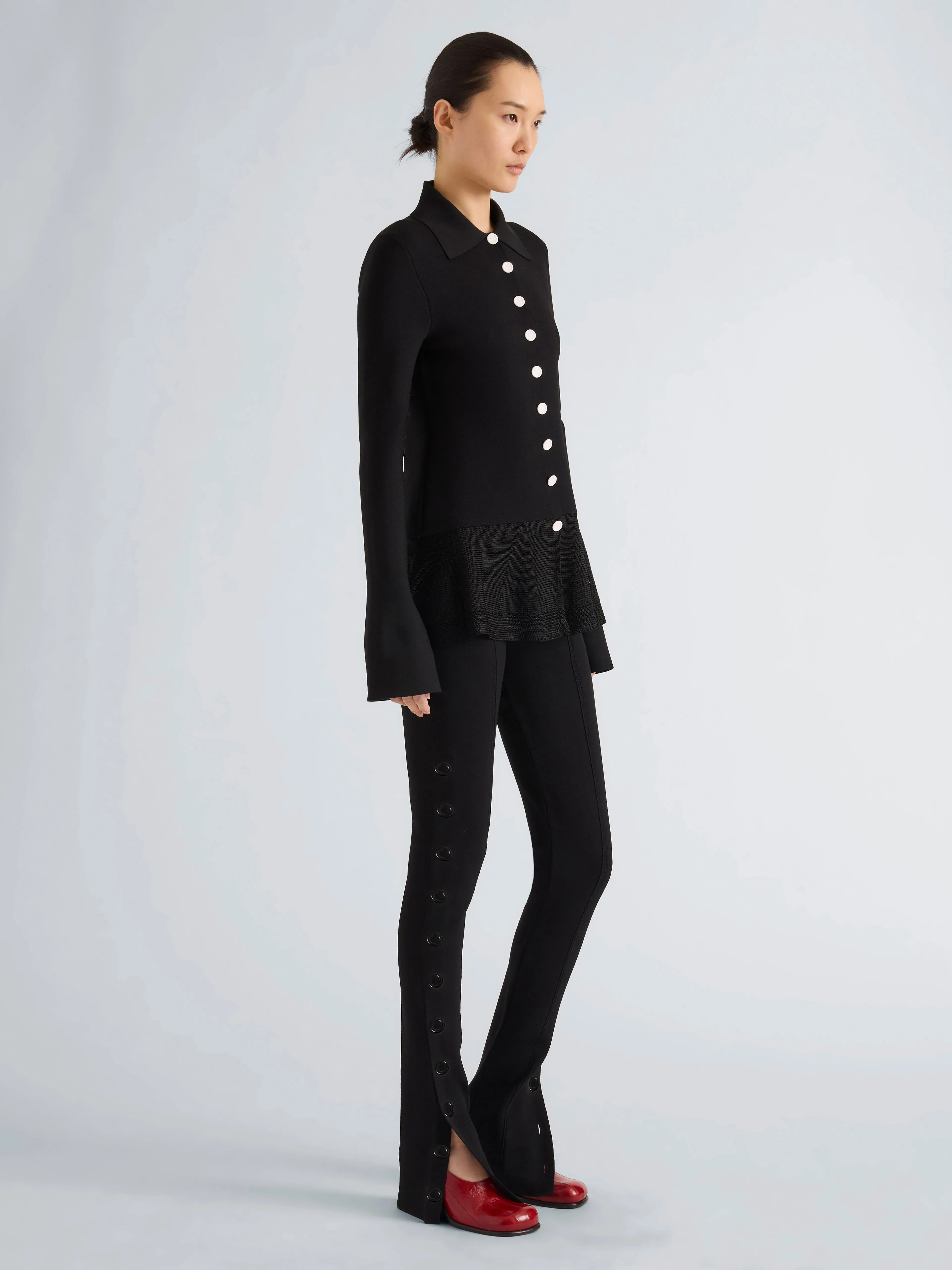Martina Pant in Compact Stretch Viscose sold by Proenza Schouler product image thumbnail 3