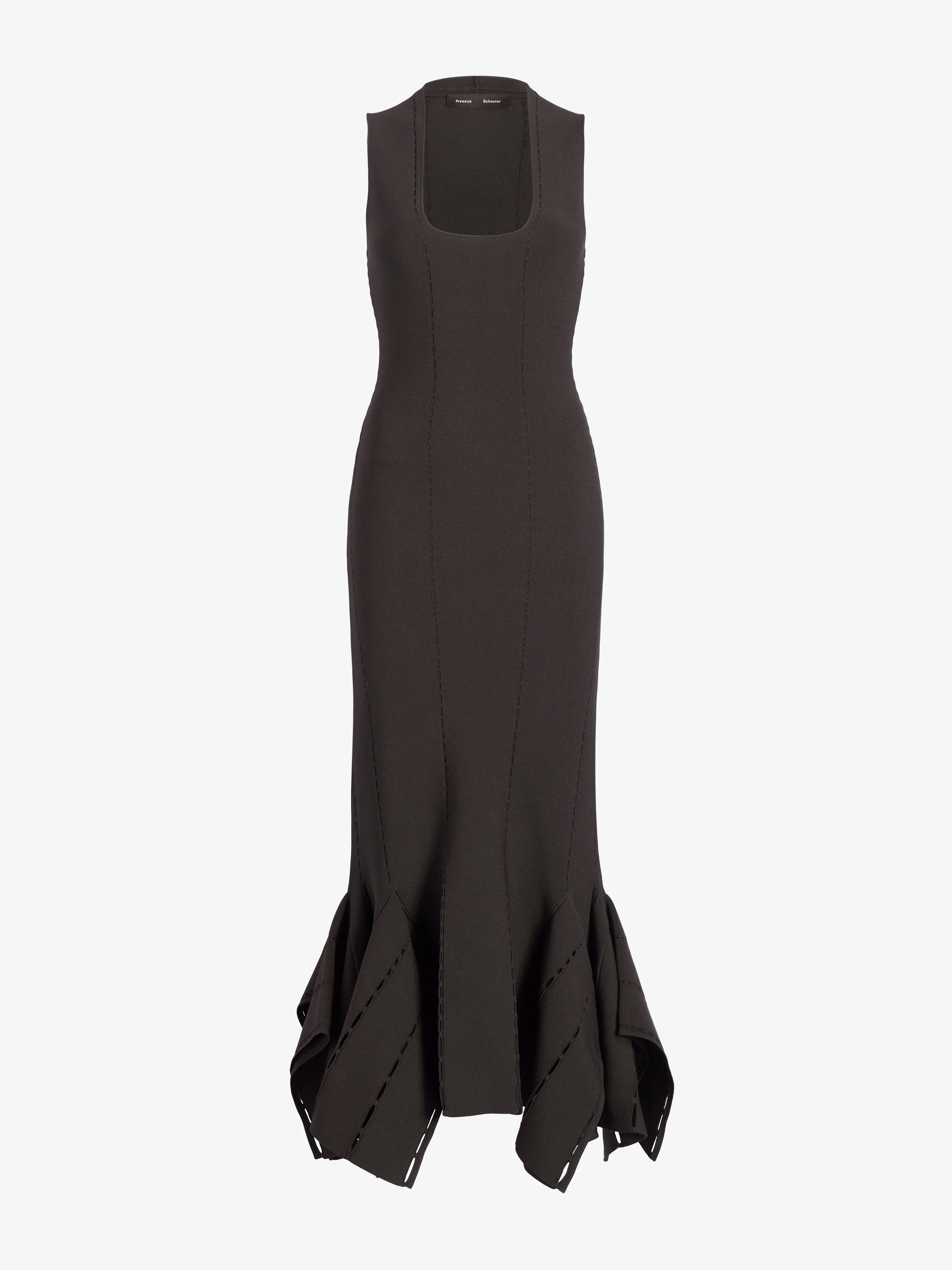Lucinda Dress in Viscose Silk Pointelle sold by Proenza Schouler