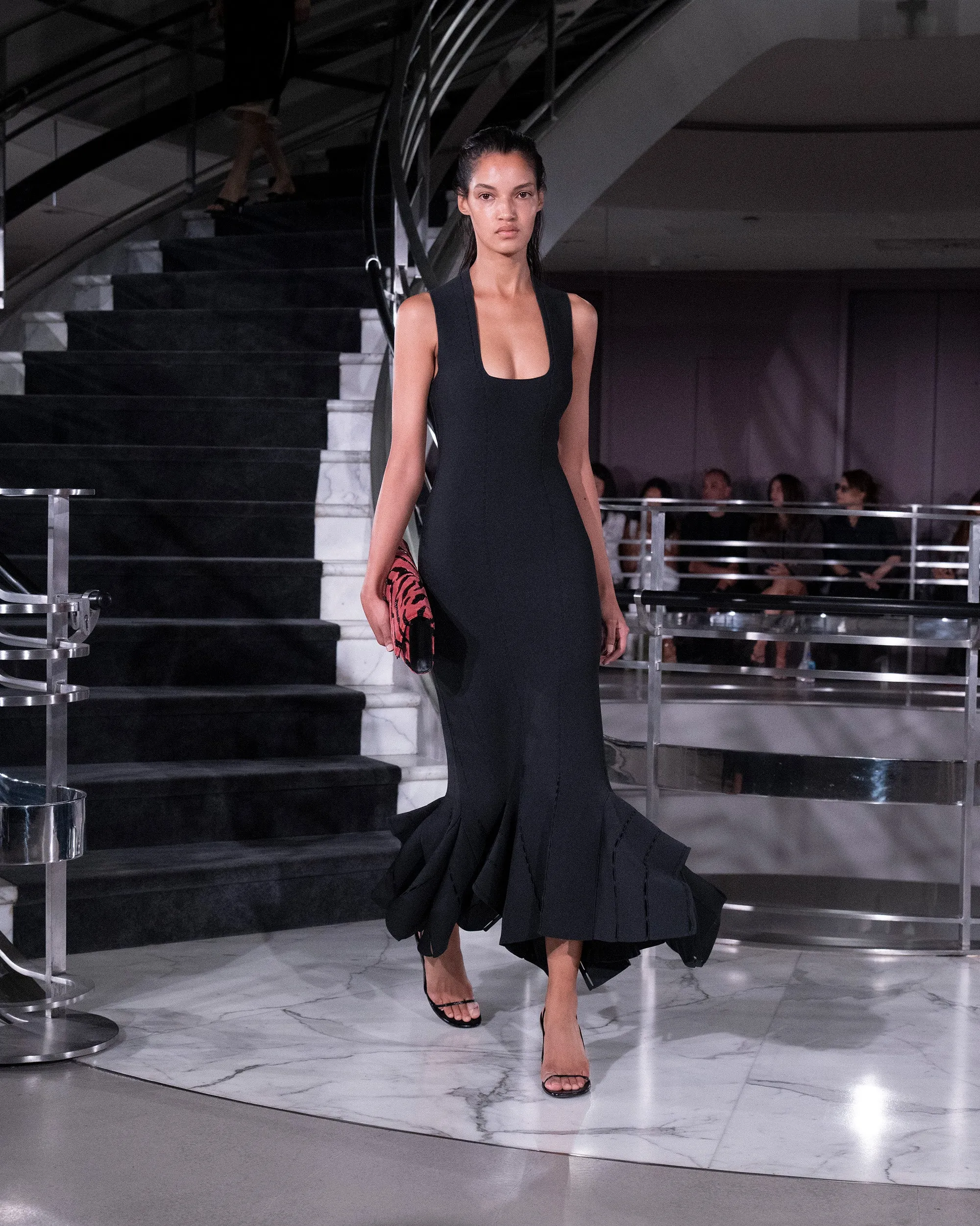 Lucinda Dress in Viscose Silk Pointelle sold by Proenza Schouler product image thumbnail 4