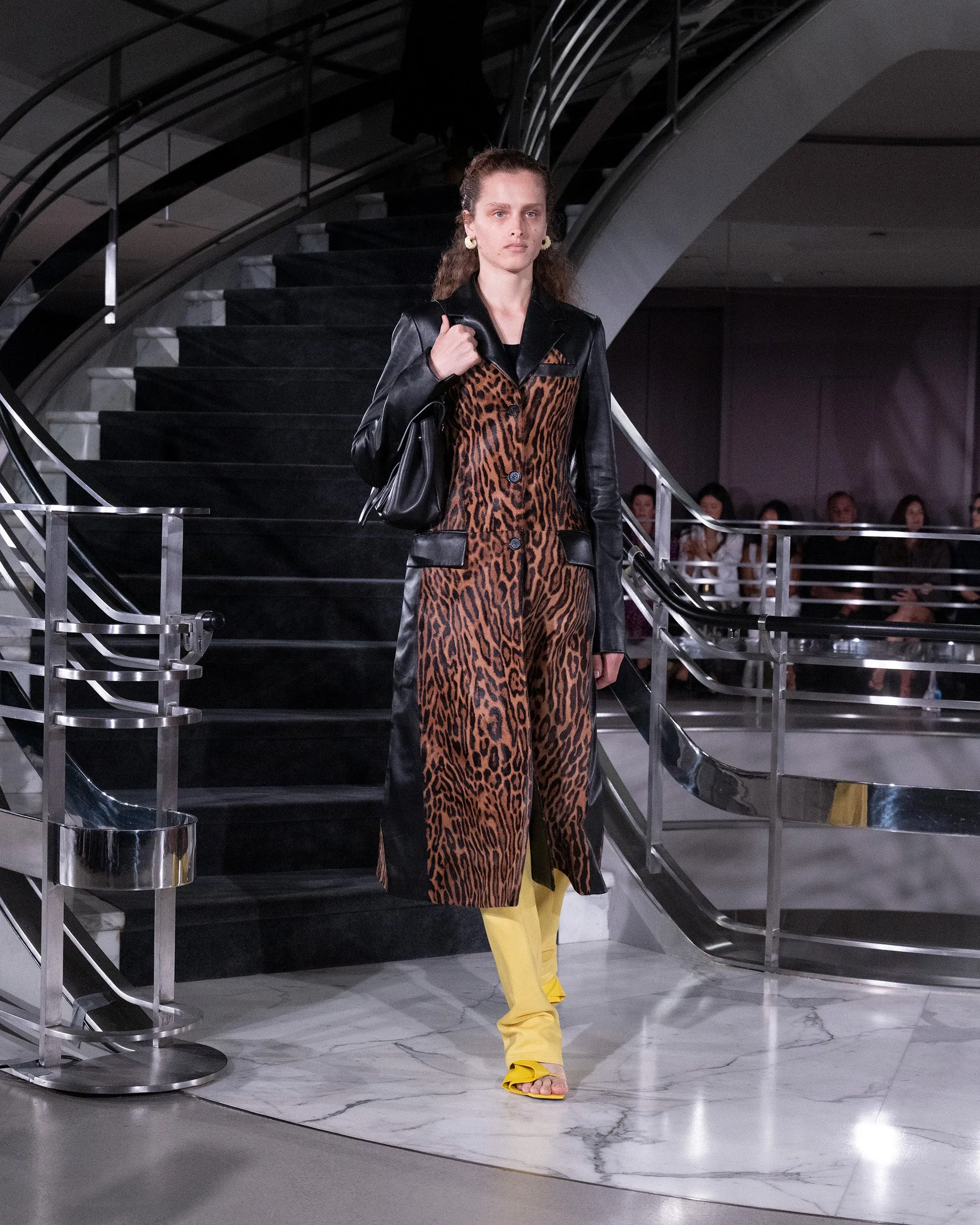 Farra Jacket in Printed Calf Hair sold by Proenza Schouler product image thumbnail 4