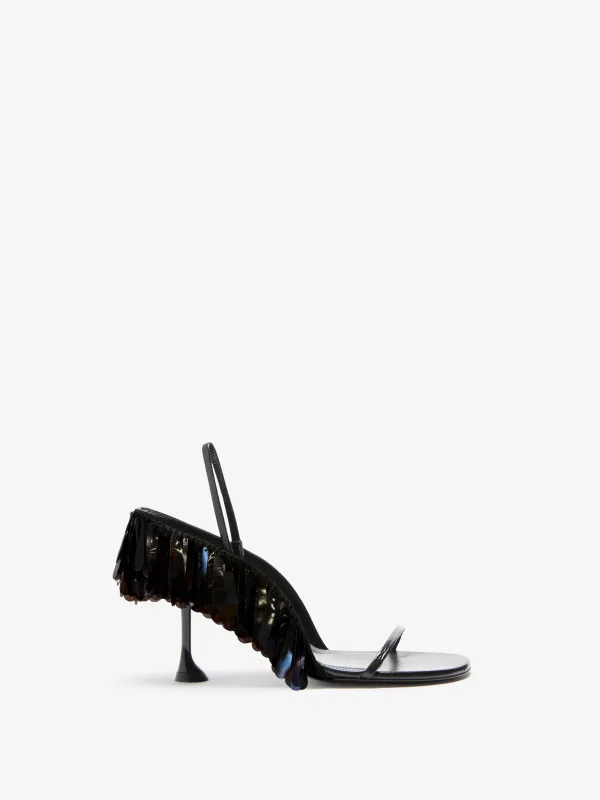 Tee 85 Sequin Opanca Sandals made by Proenza Schouler