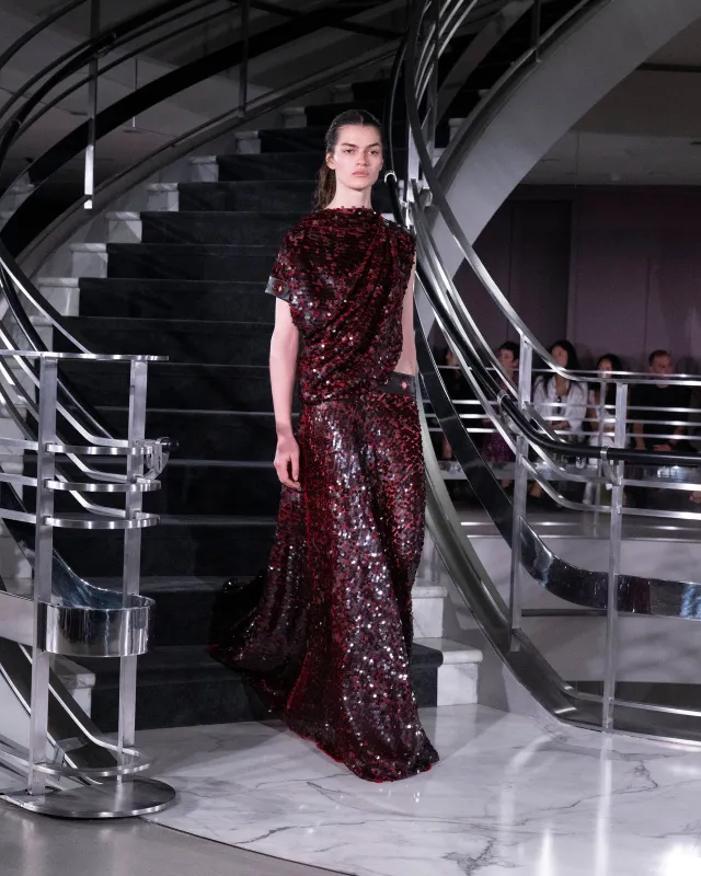 Rosella Dress in Sequin Giro Inglese made by Proenza Schouler