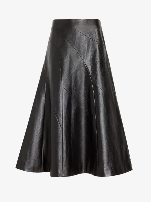 Kenza Skirt in Nappa Leather made by Proenza Schouler
