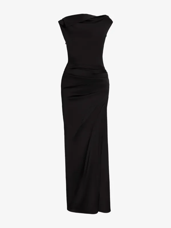 Isaline Dress in Crepe Satin made by Proenza Schouler