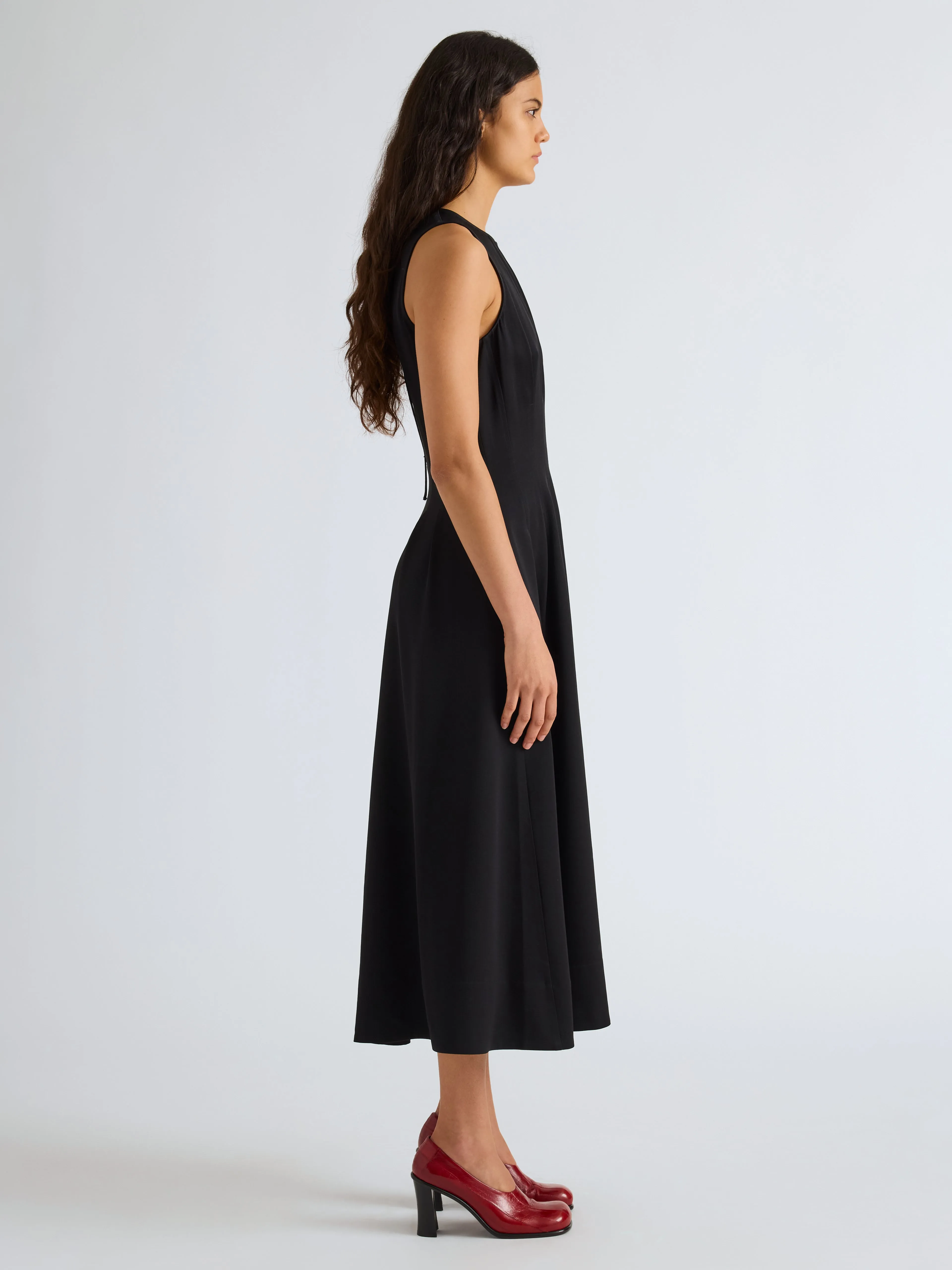 Bronwyn Dress in Wool Twill sold by Proenza Schouler product image thumbnail 3