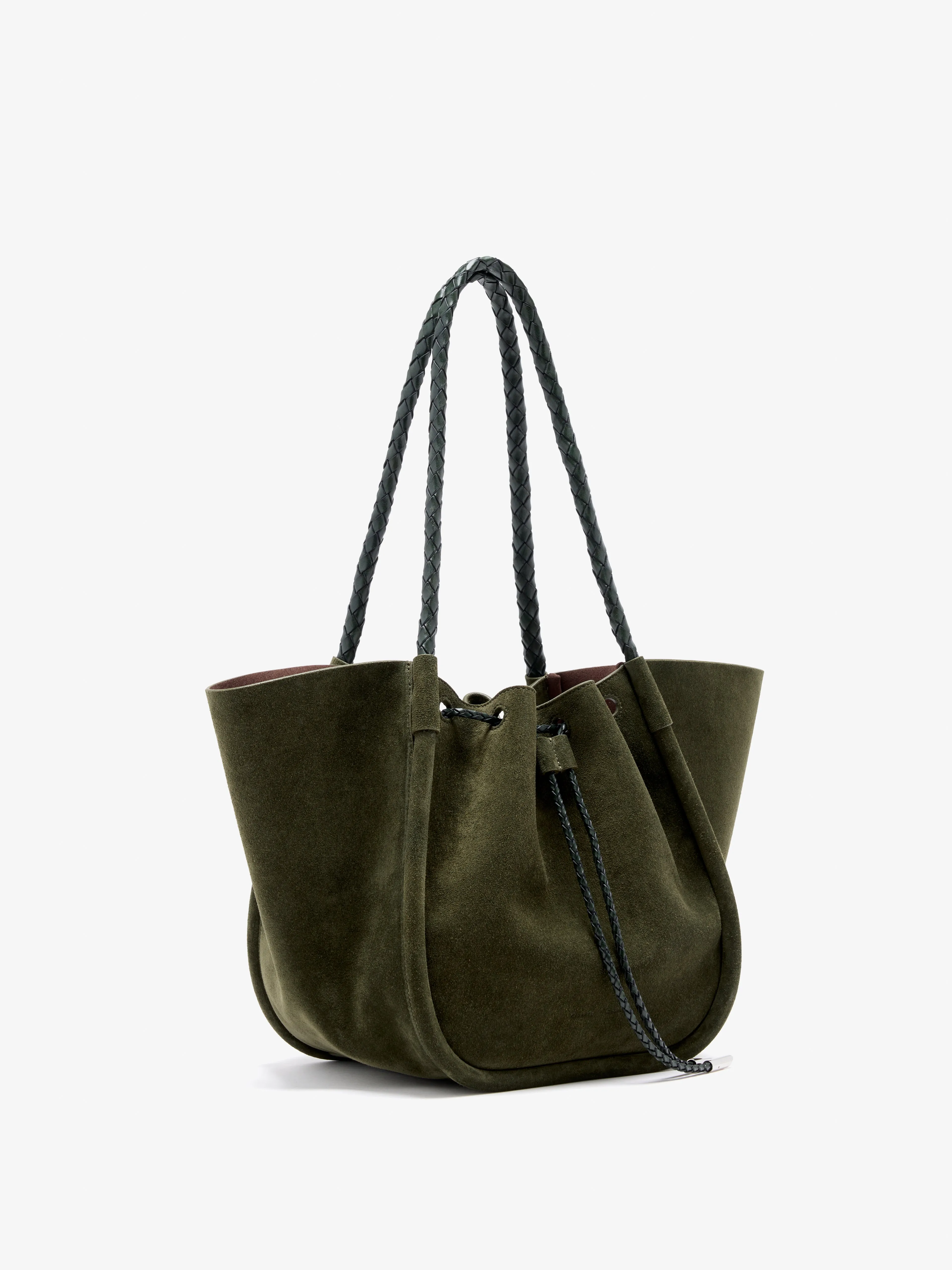 Large Ruched Tote in Suede and Braided Calf sold by Proenza Schouler product image thumbnail 3