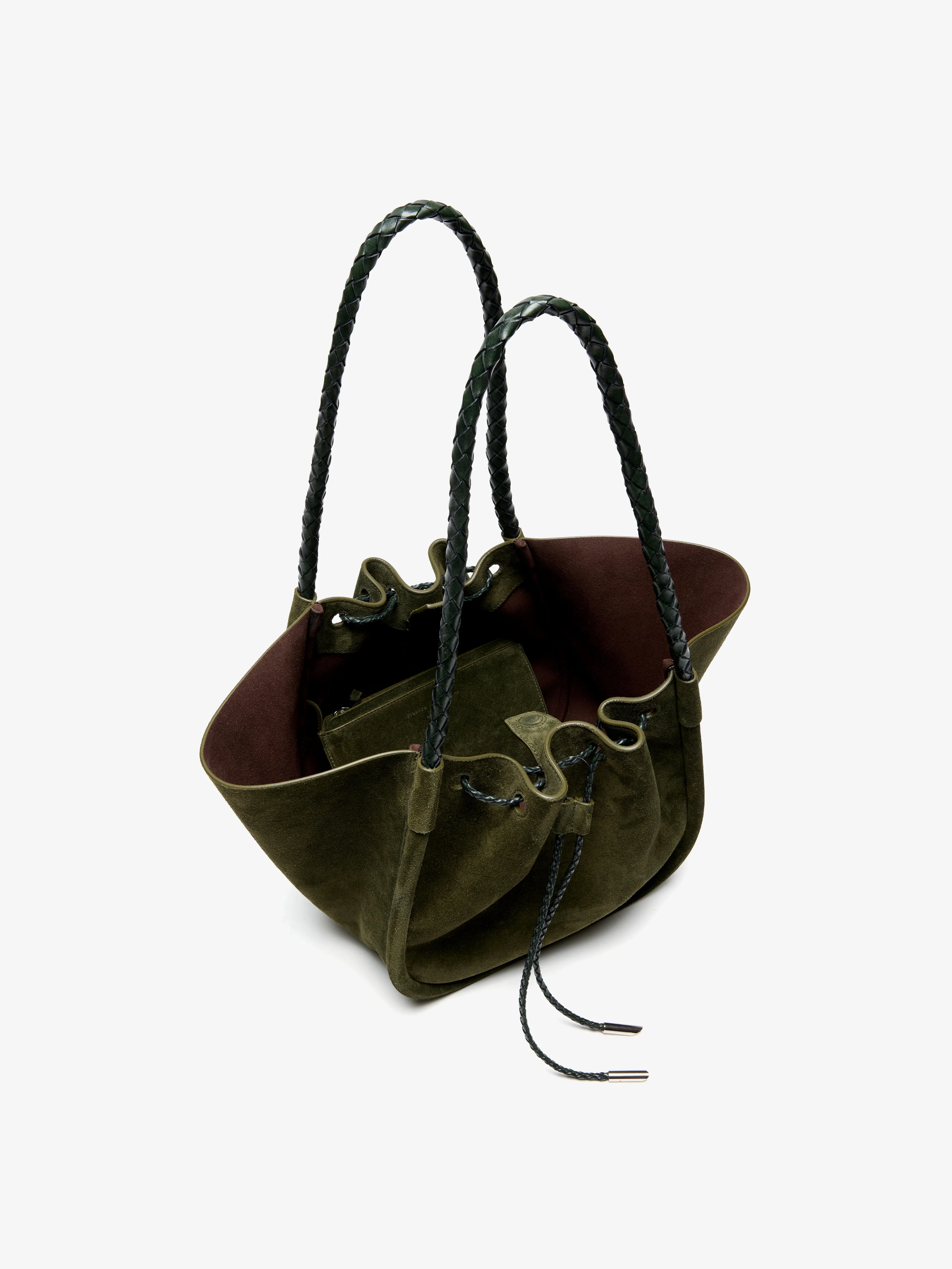Large Ruched Tote in Suede and Braided Calf sold by Proenza Schouler product image thumbnail 5
