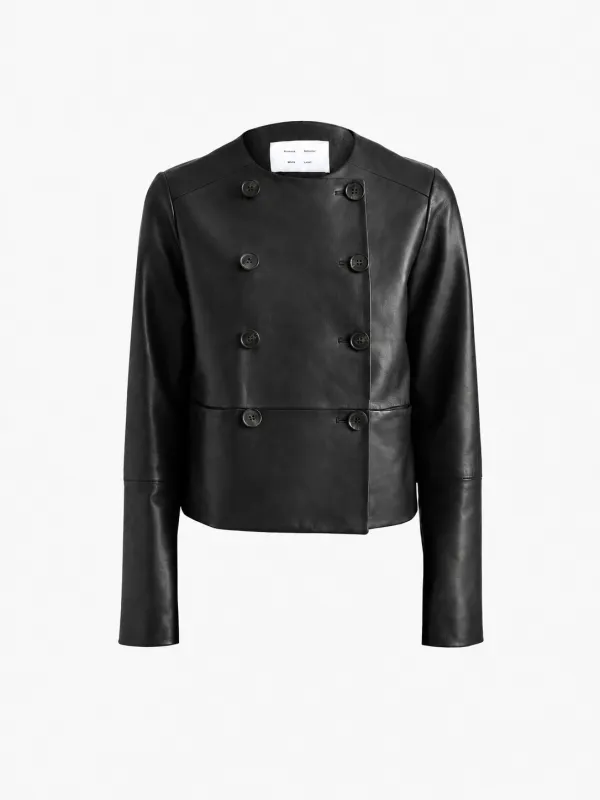Courtney Jacket in Leather made by Proenza Schouler