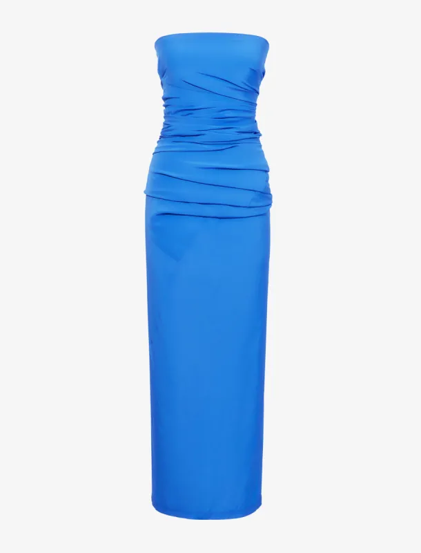 Odette Strapless Dress in Silk Viscose made by Proenza Schouler