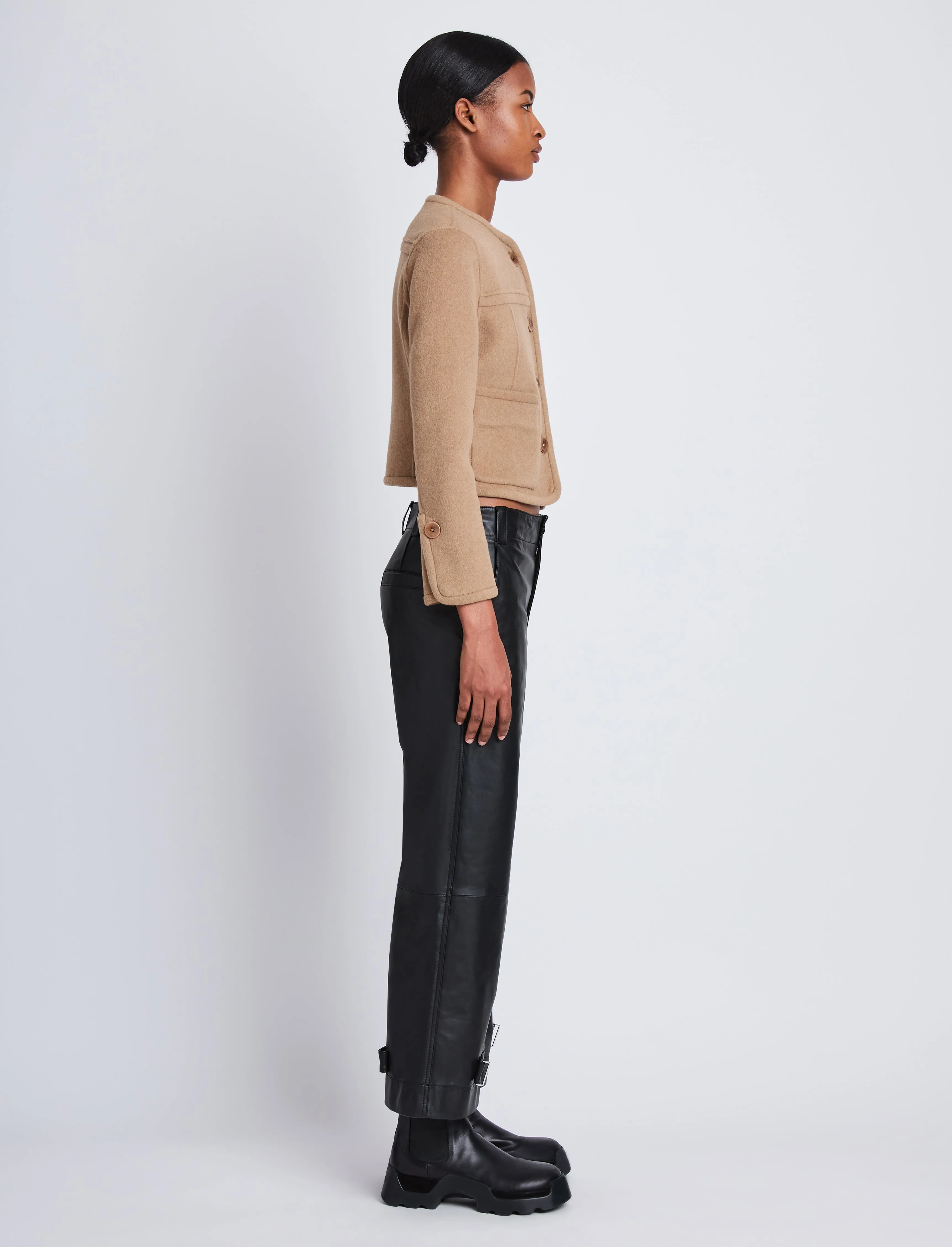 Reversible Melton Double Face Jacket sold by Proenza Schouler product image thumbnail 4