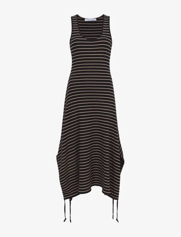Stripe Rib Sleeveless Dress made by Proenza Schouler