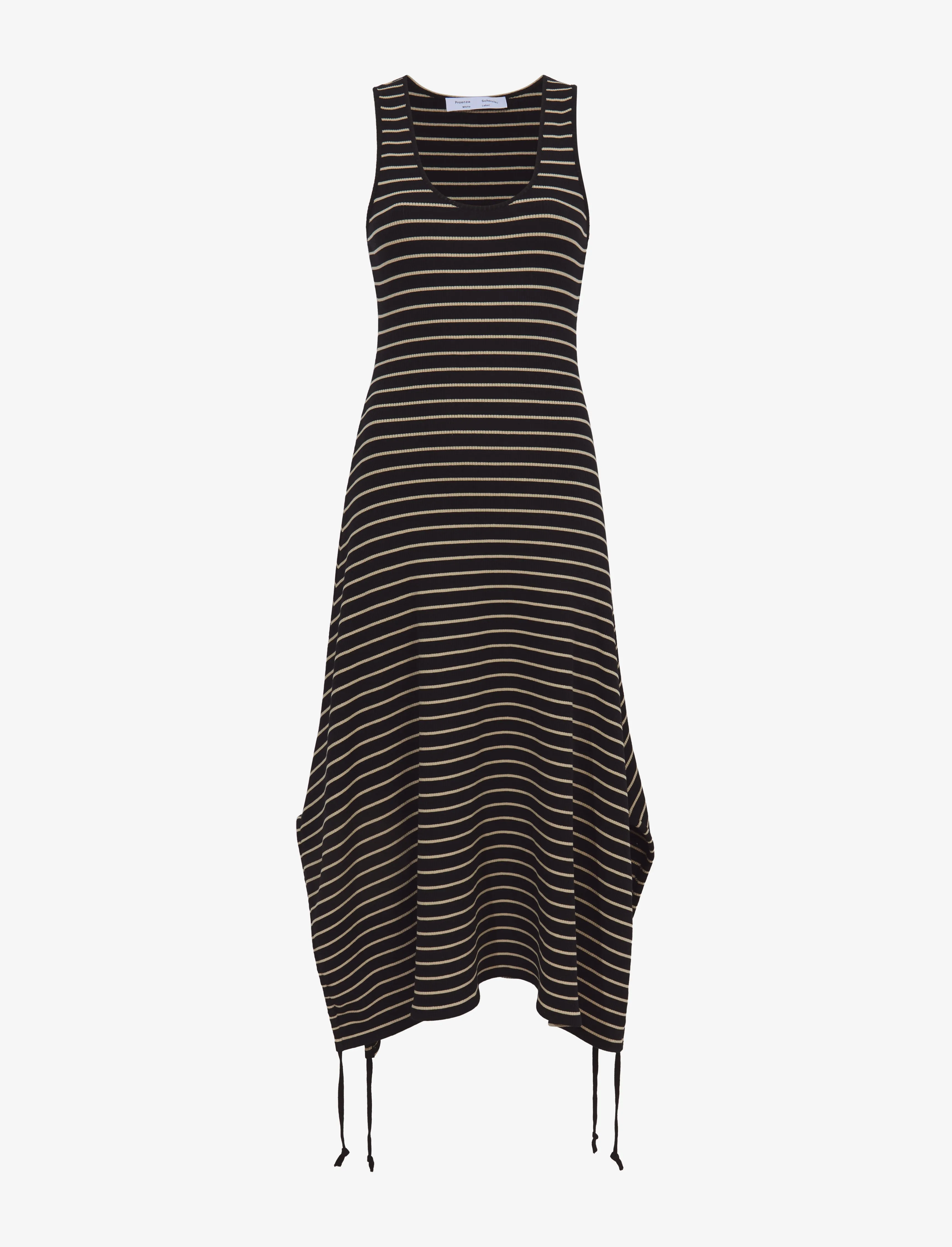 Stripe Rib Sleeveless Dress sold by Proenza Schouler