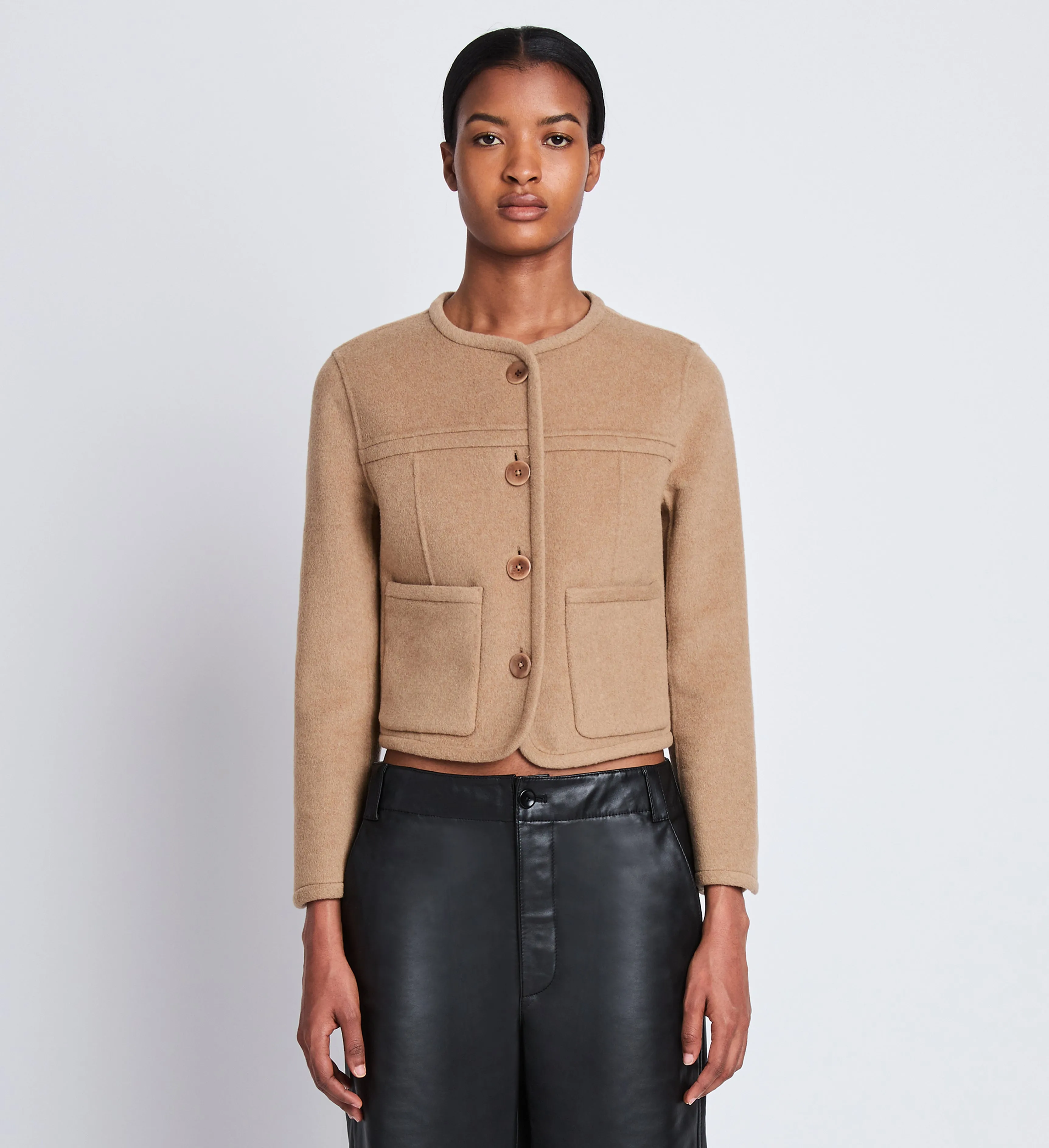 Reversible Melton Double Face Jacket sold by Proenza Schouler product image thumbnail 3