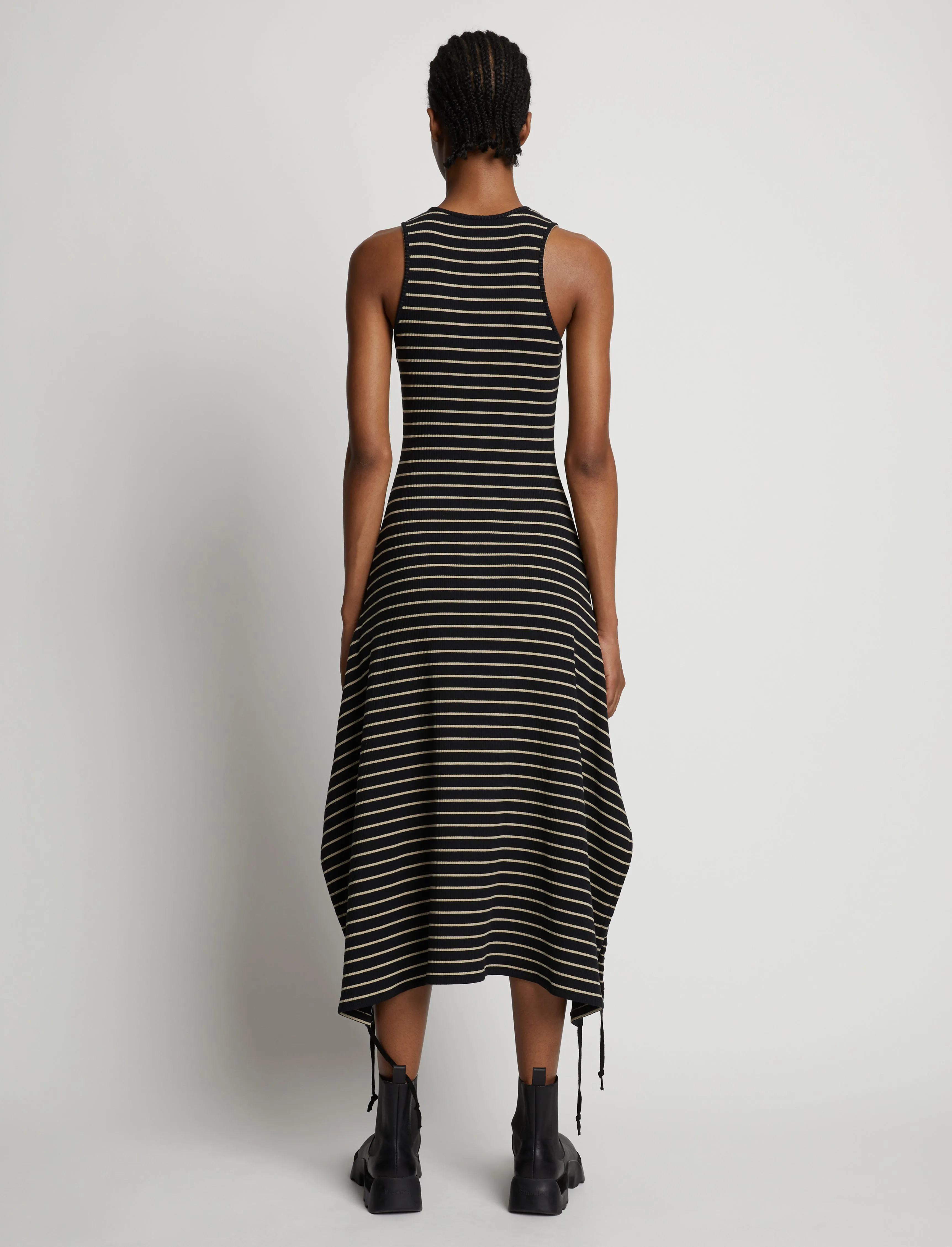 Stripe Rib Sleeveless Dress sold by Proenza Schouler product image thumbnail 4