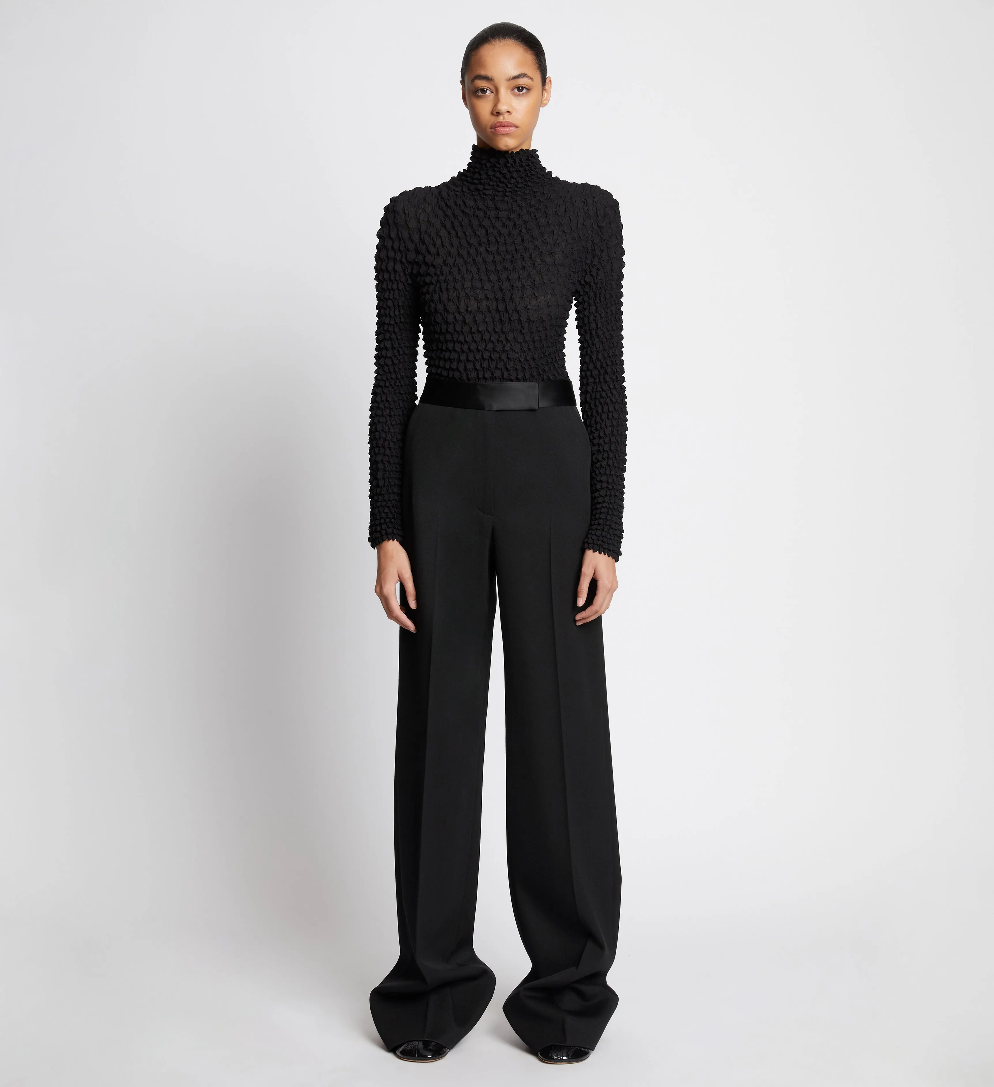 Wool Twill Satin Trim Pants sold by Proenza Schouler product image thumbnail 2
