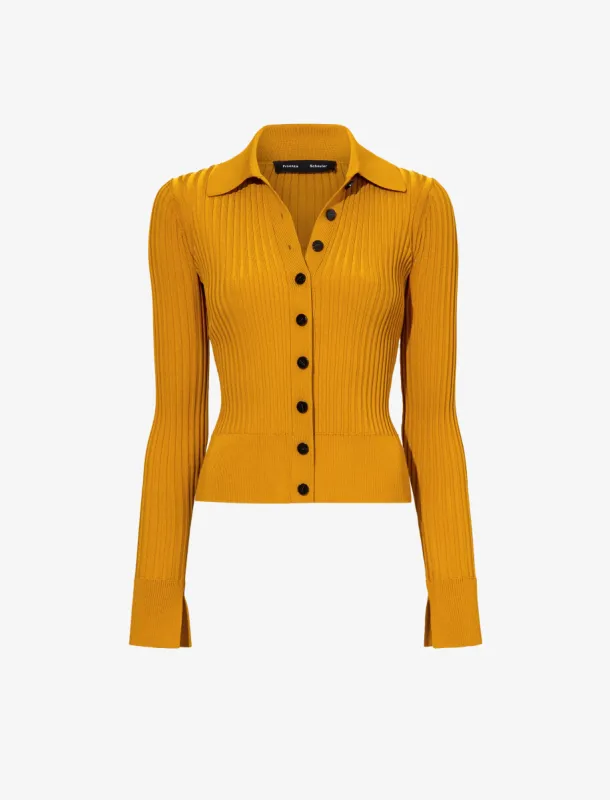 Carla Sweater in Midweight Viscose Rib made by Proenza Schouler