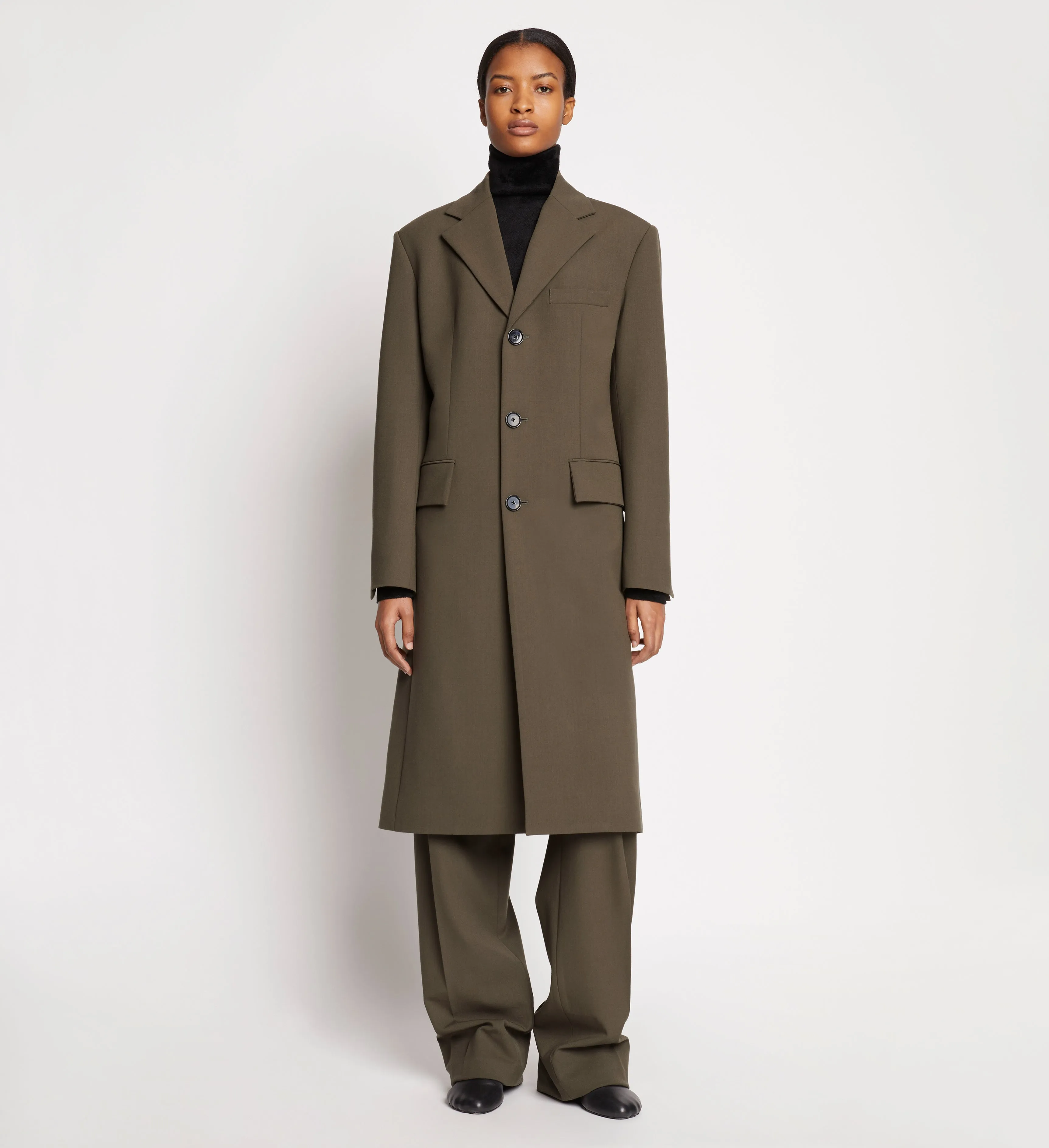 Lightweight Wool Coat - SLATE sold by Proenza Schouler product image thumbnail 2