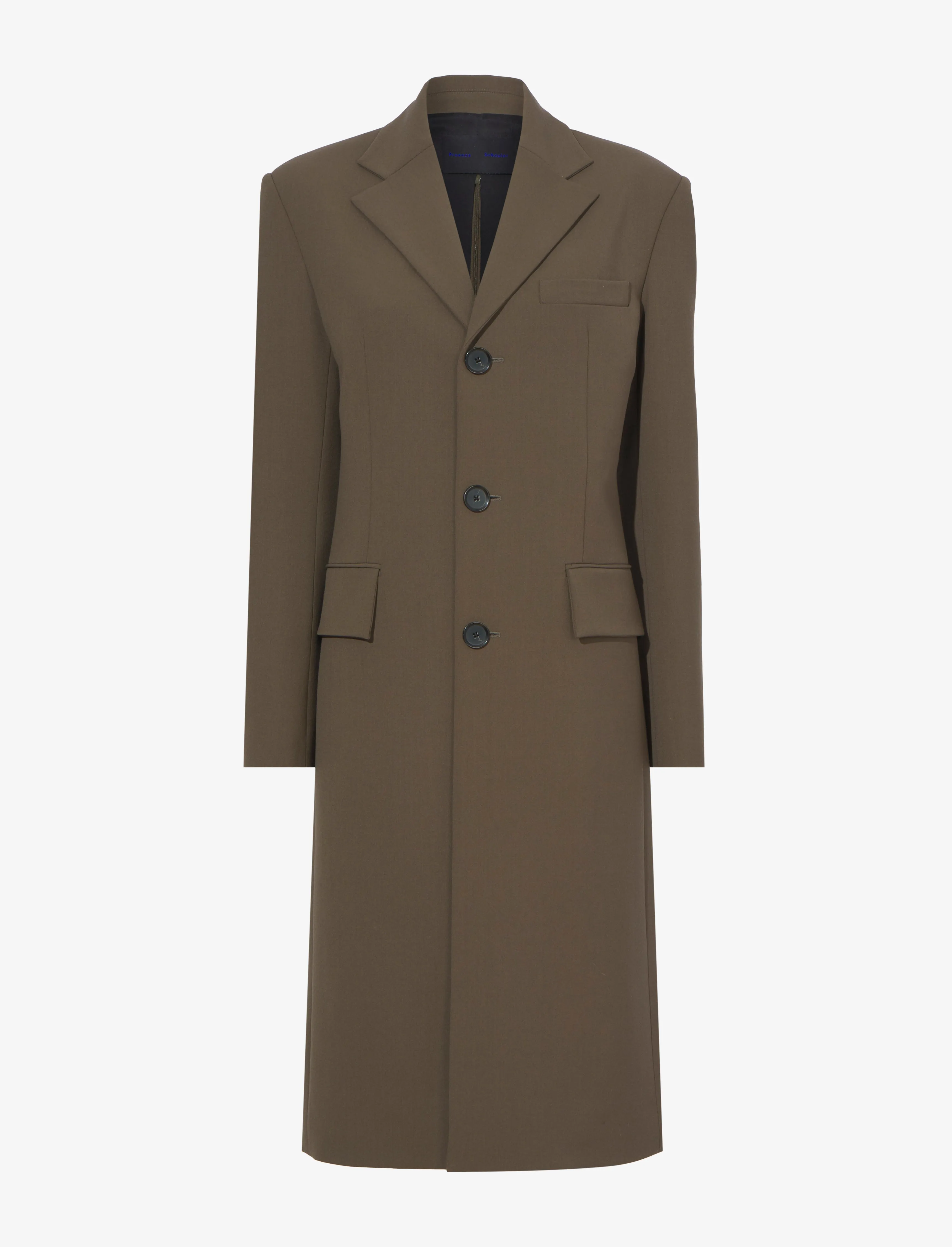 Lightweight Wool Coat - SLATE sold by Proenza Schouler