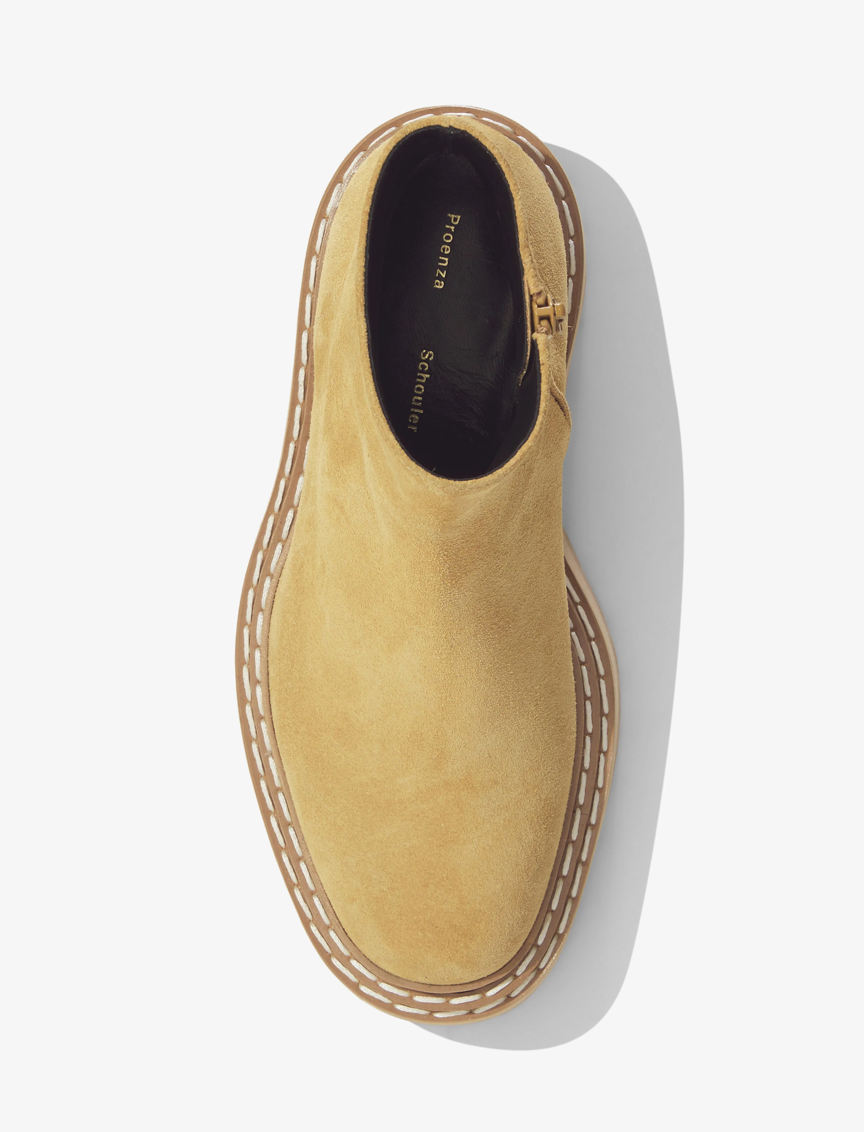 Lug Sole Platform Boots in Suede sold by Proenza Schouler product image thumbnail 4