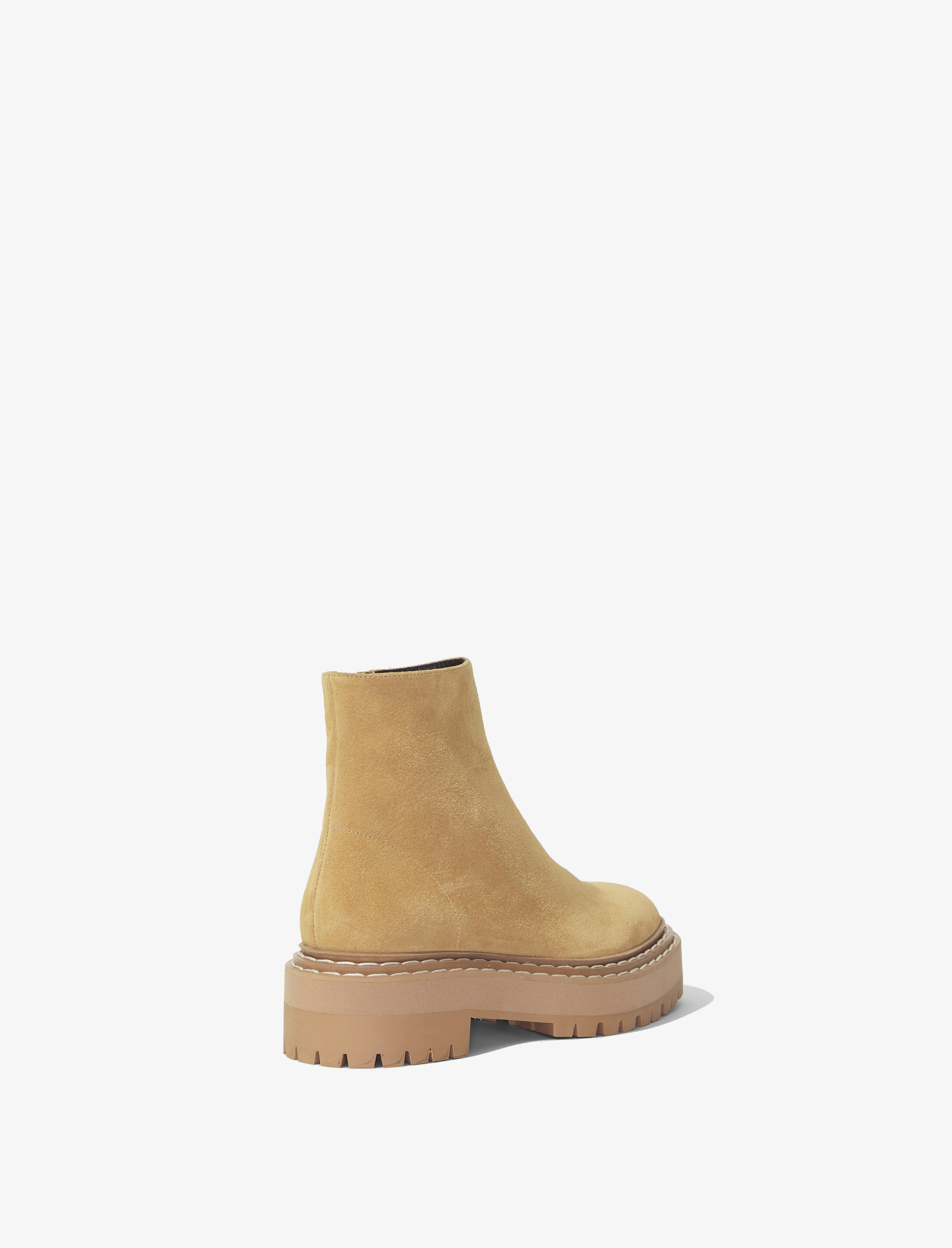 Lug Sole Platform Boots in Suede sold by Proenza Schouler product image thumbnail 3