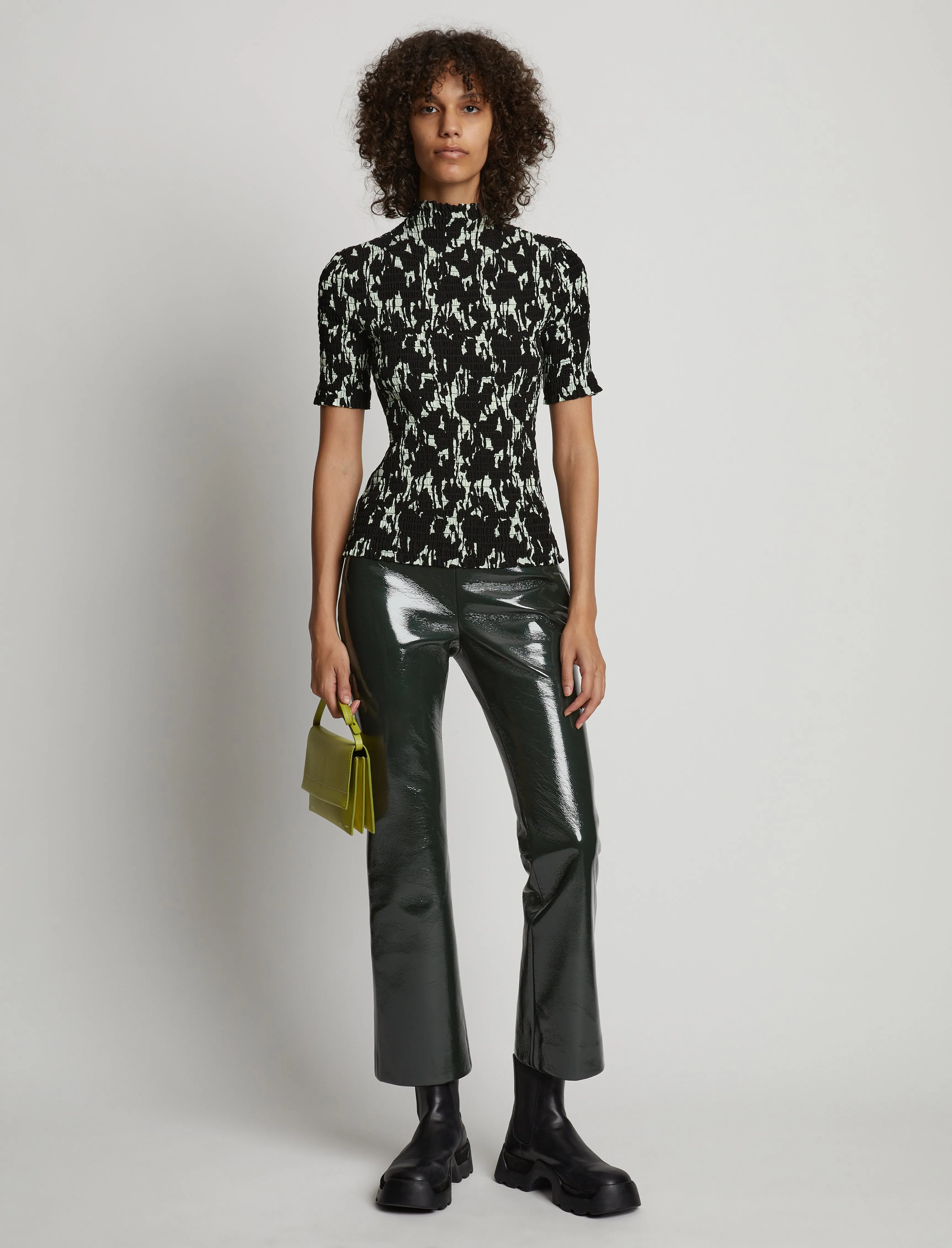 Vinyl Cropped Pant sold by Proenza Schouler product image thumbnail 2