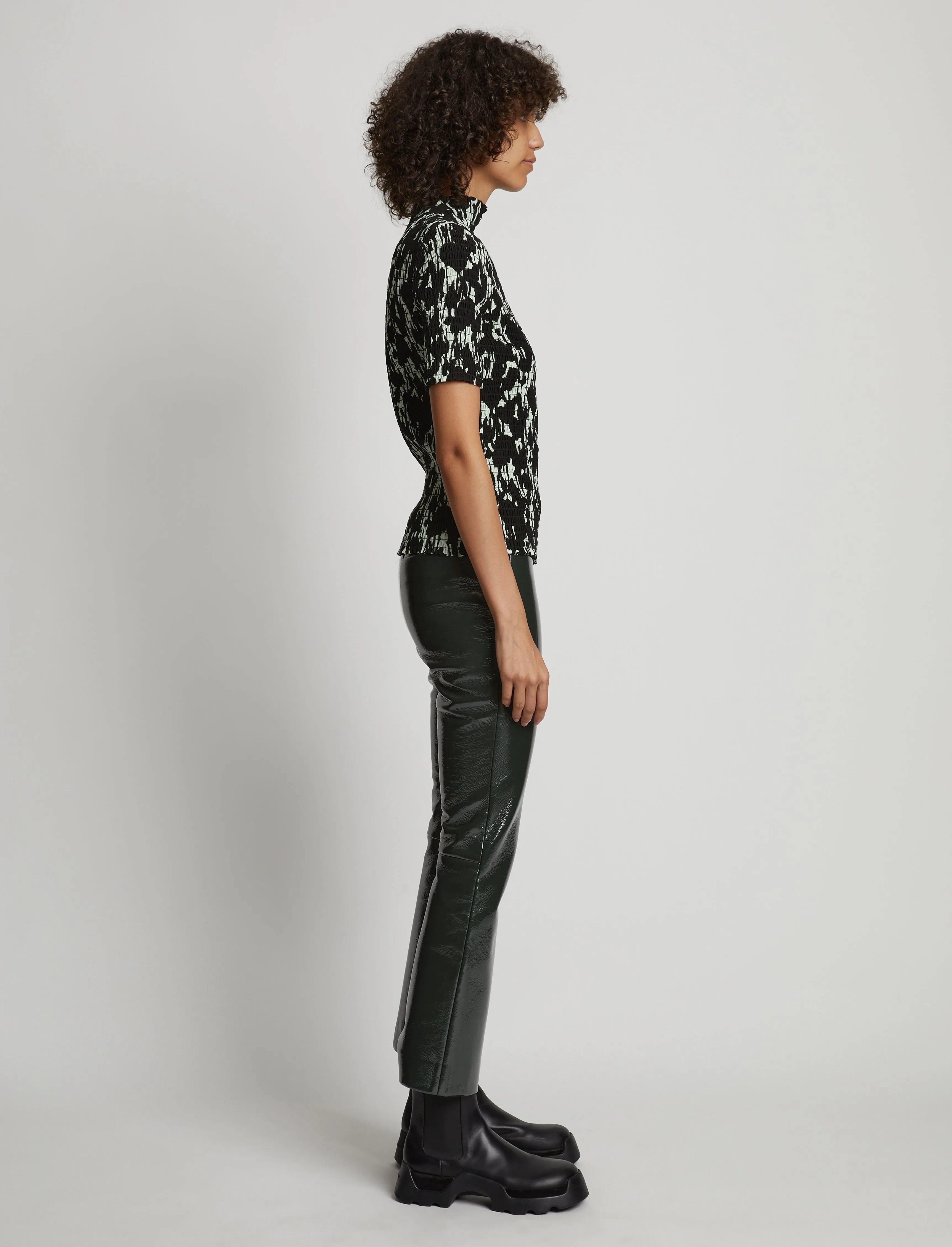 Vinyl Cropped Pant sold by Proenza Schouler product image thumbnail 3
