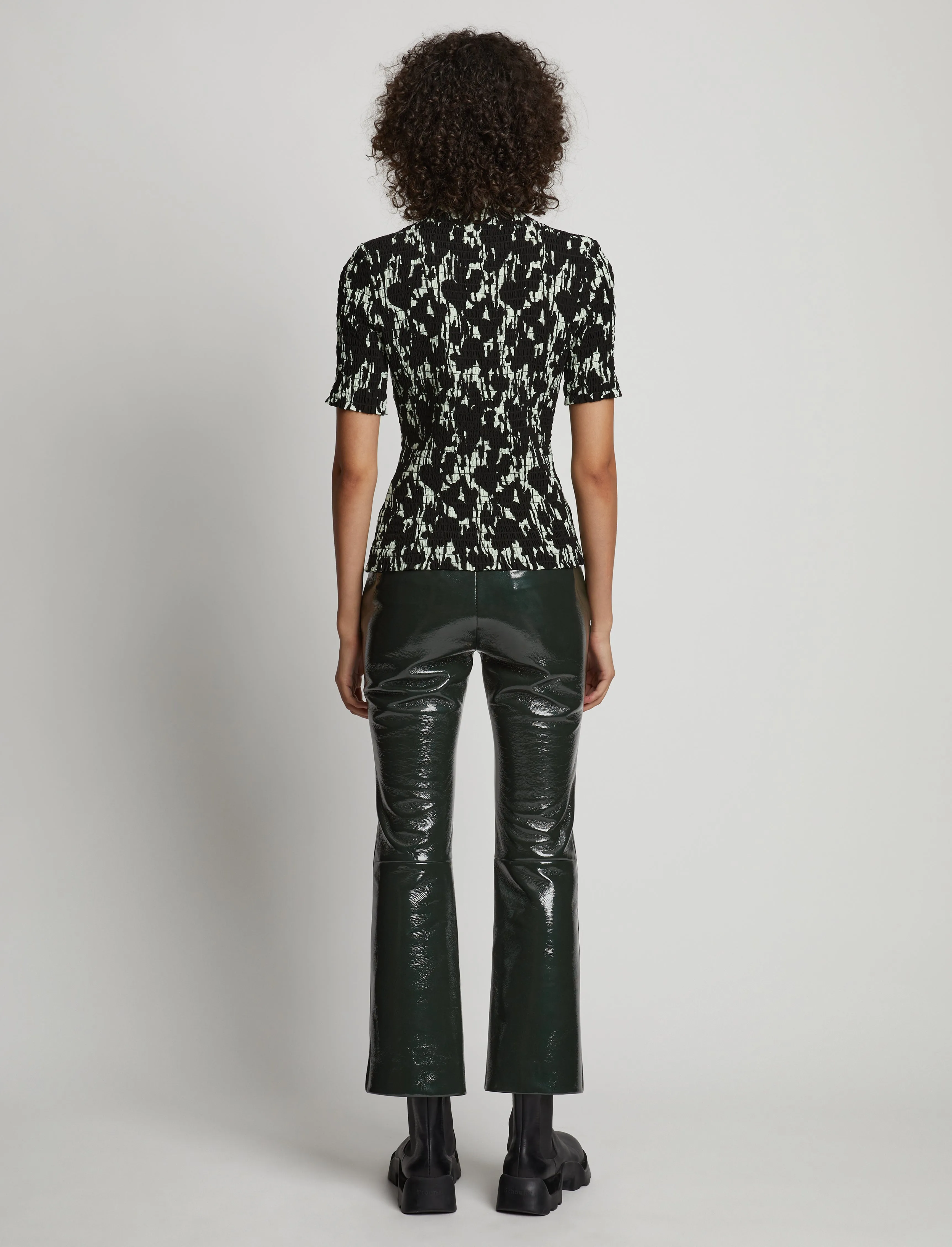 Vinyl Cropped Pant sold by Proenza Schouler product image thumbnail 4