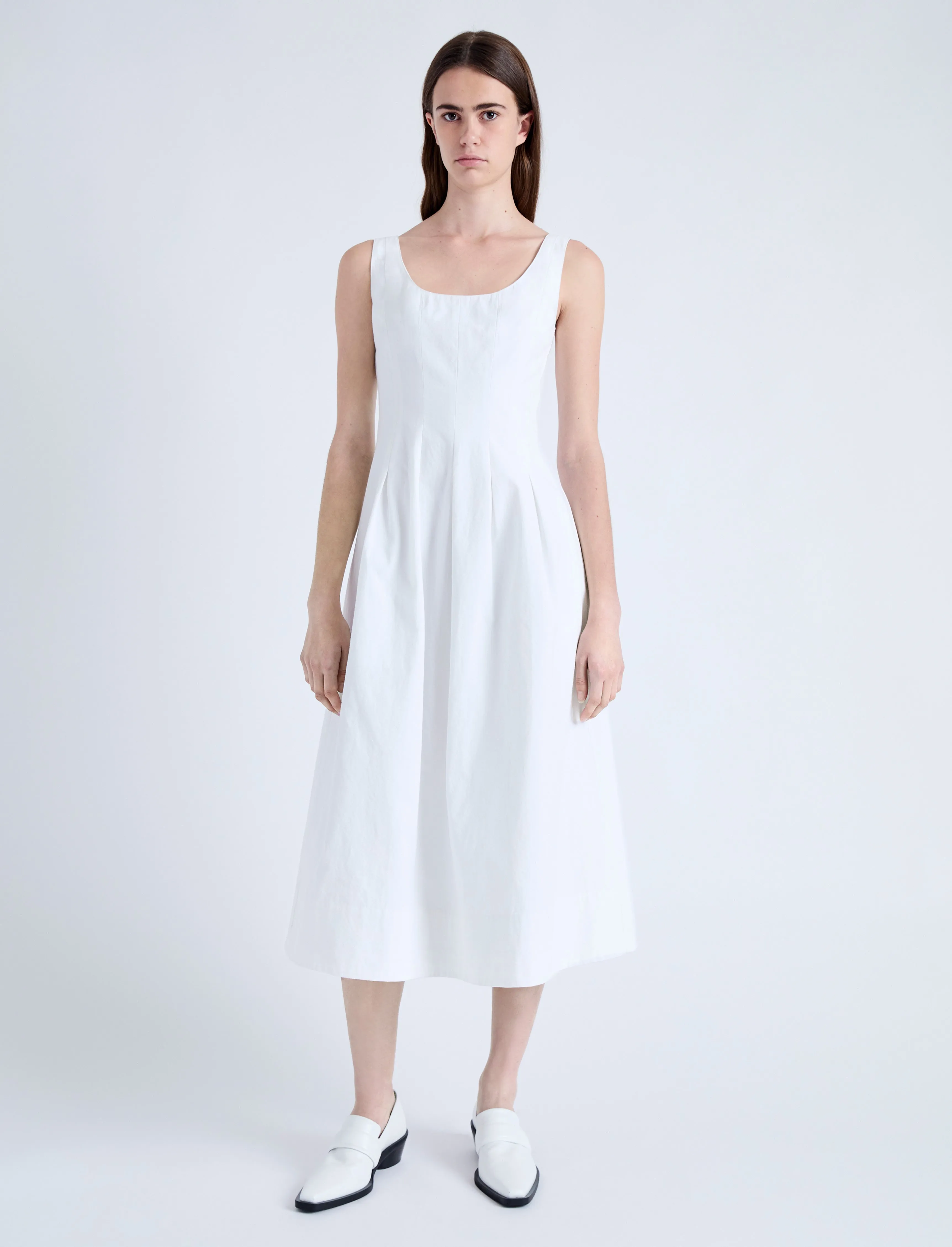 Shelby Dress in Rumpled Cotton sold by Proenza Schouler product image thumbnail 2